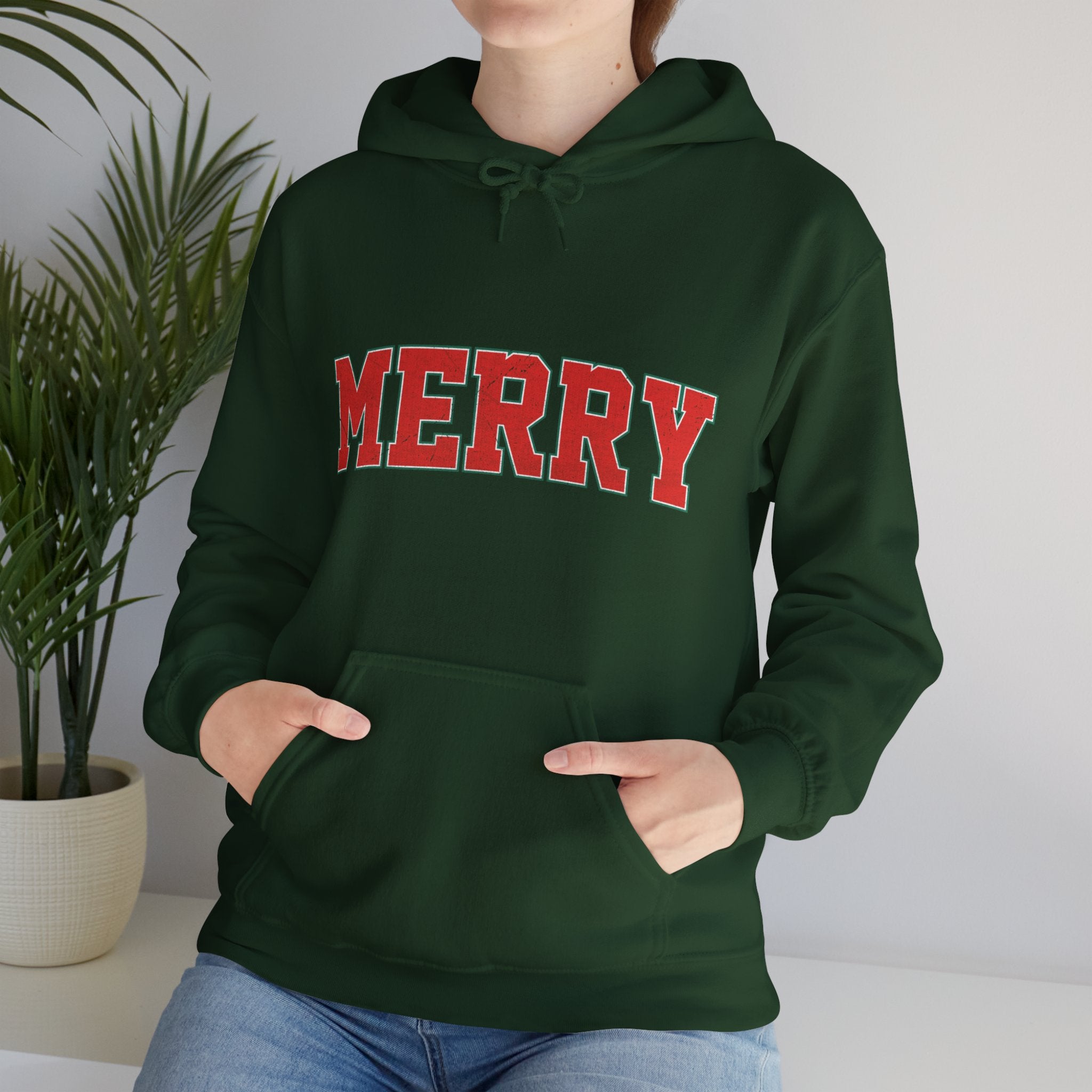 Merry Christmas Hoodie, Christmas Hoodie, Cute Winter Merry Hoodie, Christmas Shirt for Women, Christmas Hooded Sweatshirt, Holiday Sweater