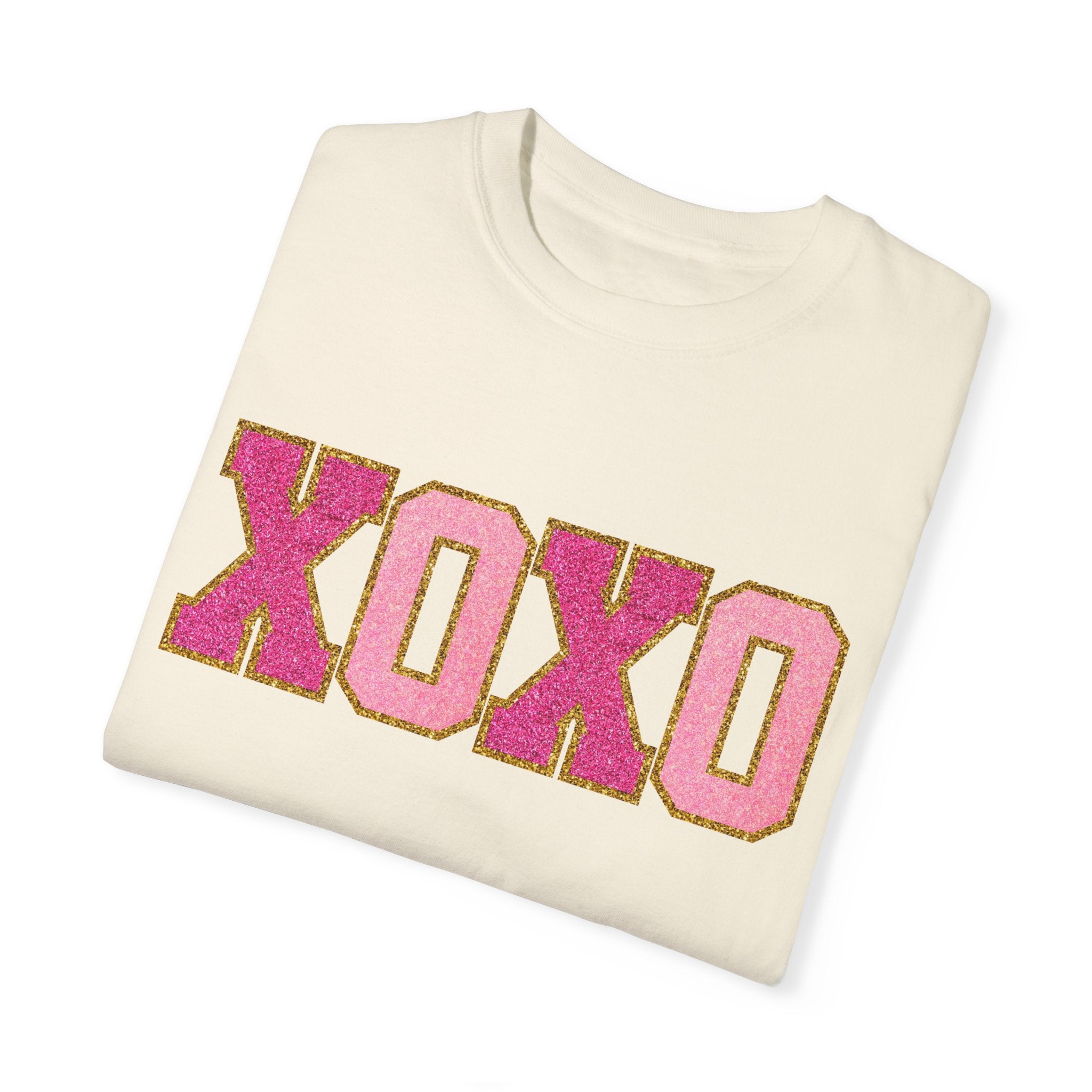 XOXO Valentine's Day Shirt, Faux Chenille Hugs and Kisses TShirt, Girlfriend Valentine Gift, Valentines Day Gift for Her, Love Wins Shirt