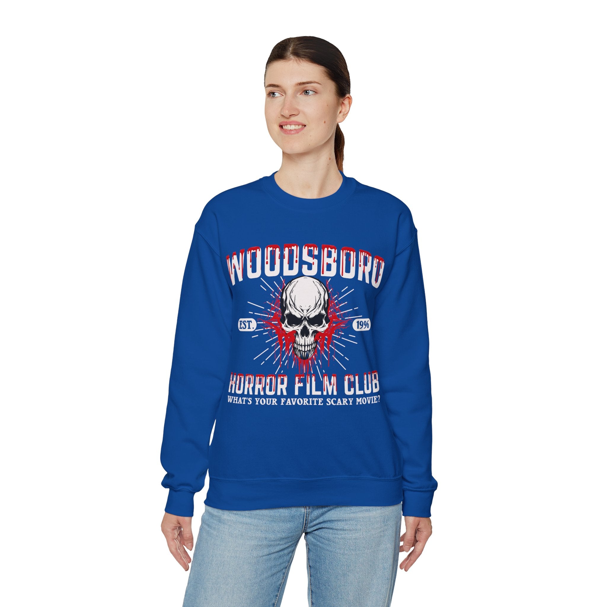 Woodsboro Sweatshirt, Woodsboro Horror Film Club Shirt, 90s Horror Movie Tee, Horror Movie Shirt, Woodsboro High Sweater, Horror Movie Gifts