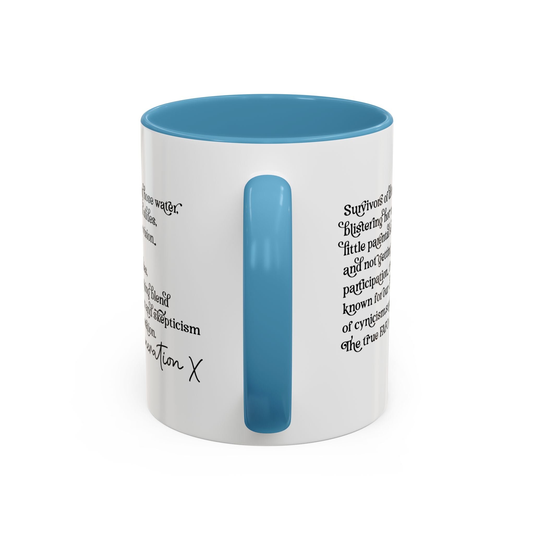 Gen X Raised on Hose Water and Neglect, Generation X, Gen X Gift, Gen X Mug, Funny Gen X Mug, Coffee Mug Cup, Coffee Mug Gift