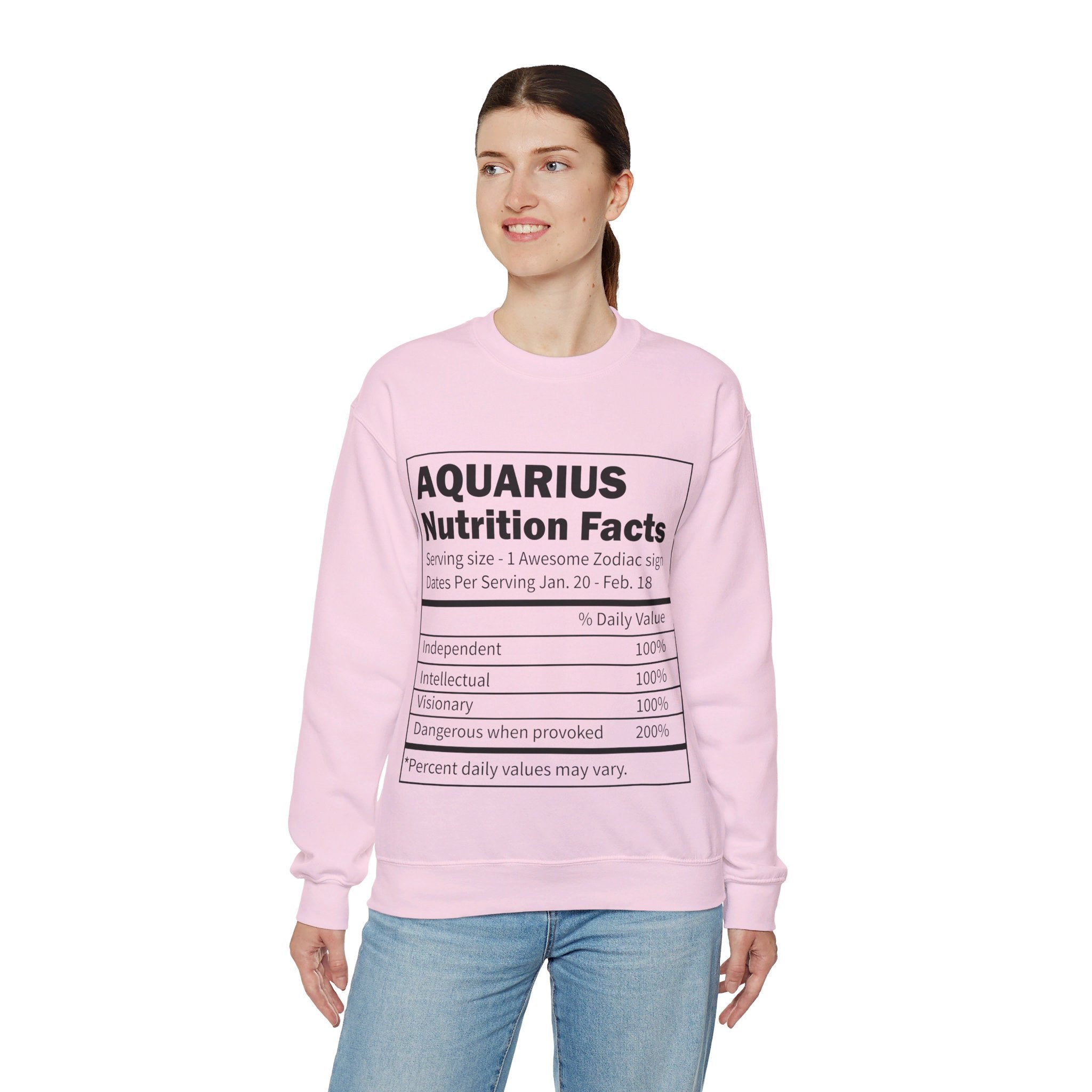 Zodiac Sign Nutrition Facts Sweatshirt, Horoscopes Shirt, Astrology Shirt, Summer Tees, Birthday Gift Ideas for Best Friends, Girl Friends