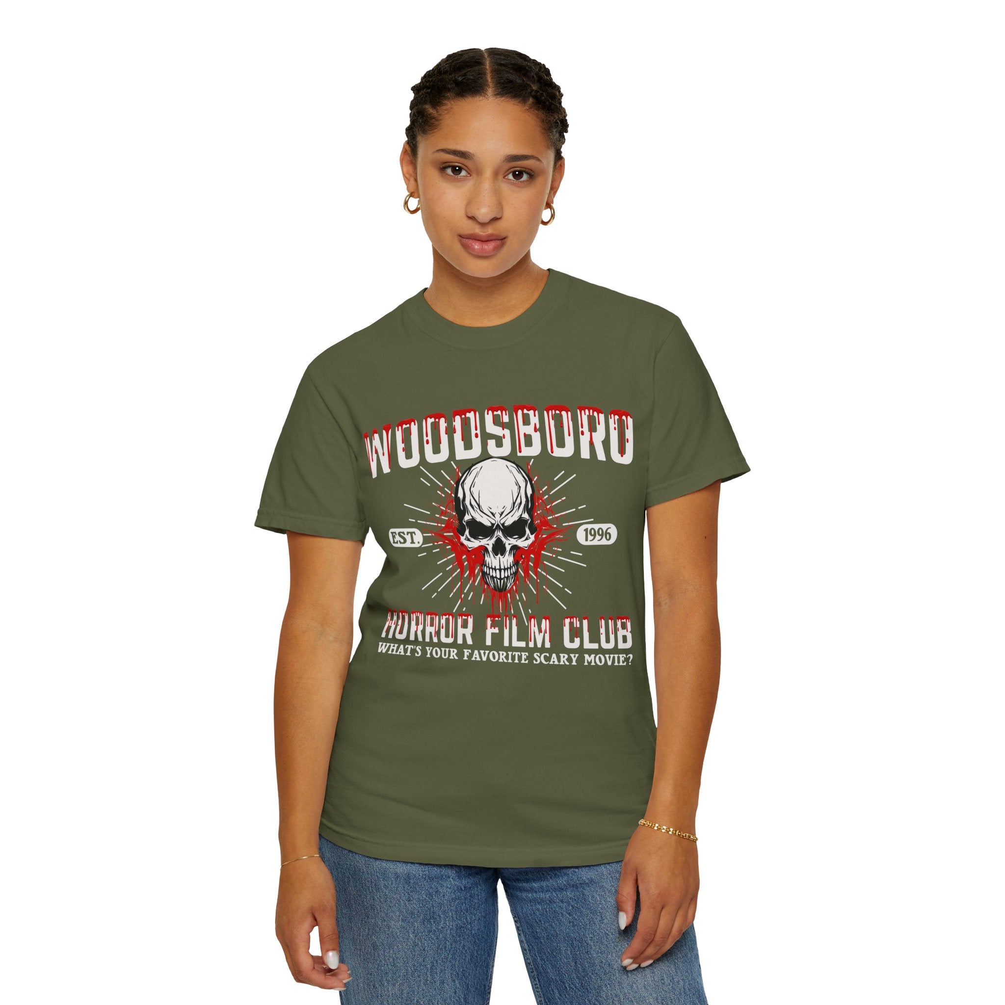 Woodsboro Horror Club Shirt, Halloween Shirt, Horror TShirt, Horror Film Club Shirt, Scary T Shirt, Halloween Gift, Spooky Season Shirt