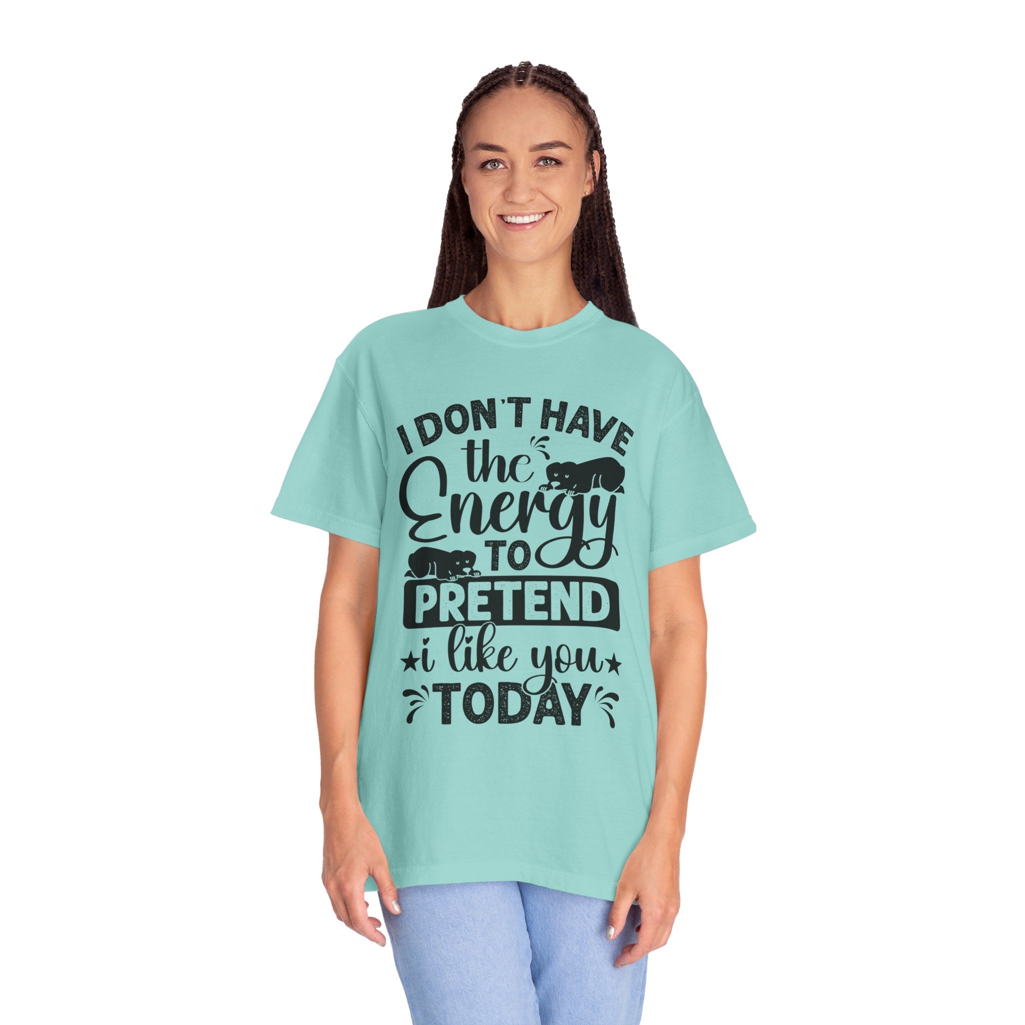 I Don't Have The Energy To Pretend I Like You Today Shirt, Funny Sarcastic Shirt, Sarcastic Quote Shirt, Sarcastic Shirt, Funny Women's Tee