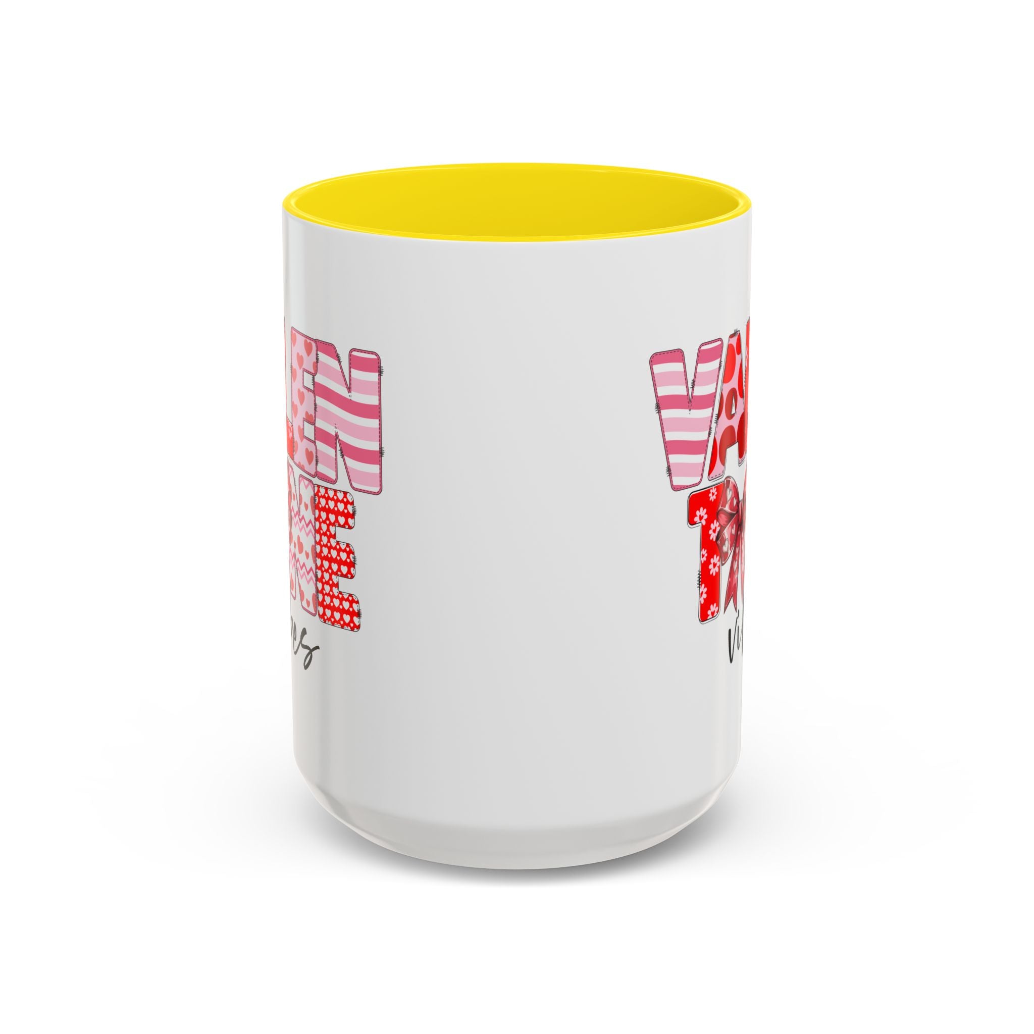 Valentine Vibes Coffee Mug, Coquette Valentine Vibes Mug, Brushstroke Valentine Coffee Cup, Gift For Her