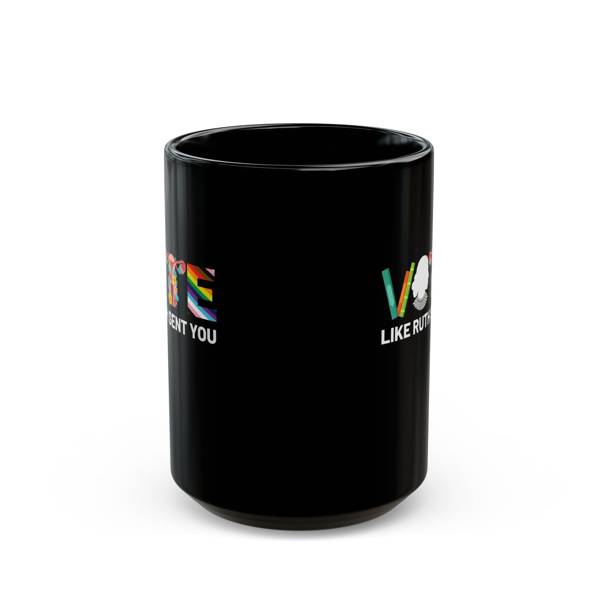 Vote like Ruth sent you Uterus Feminist Lgbt Retro Coffee Mug