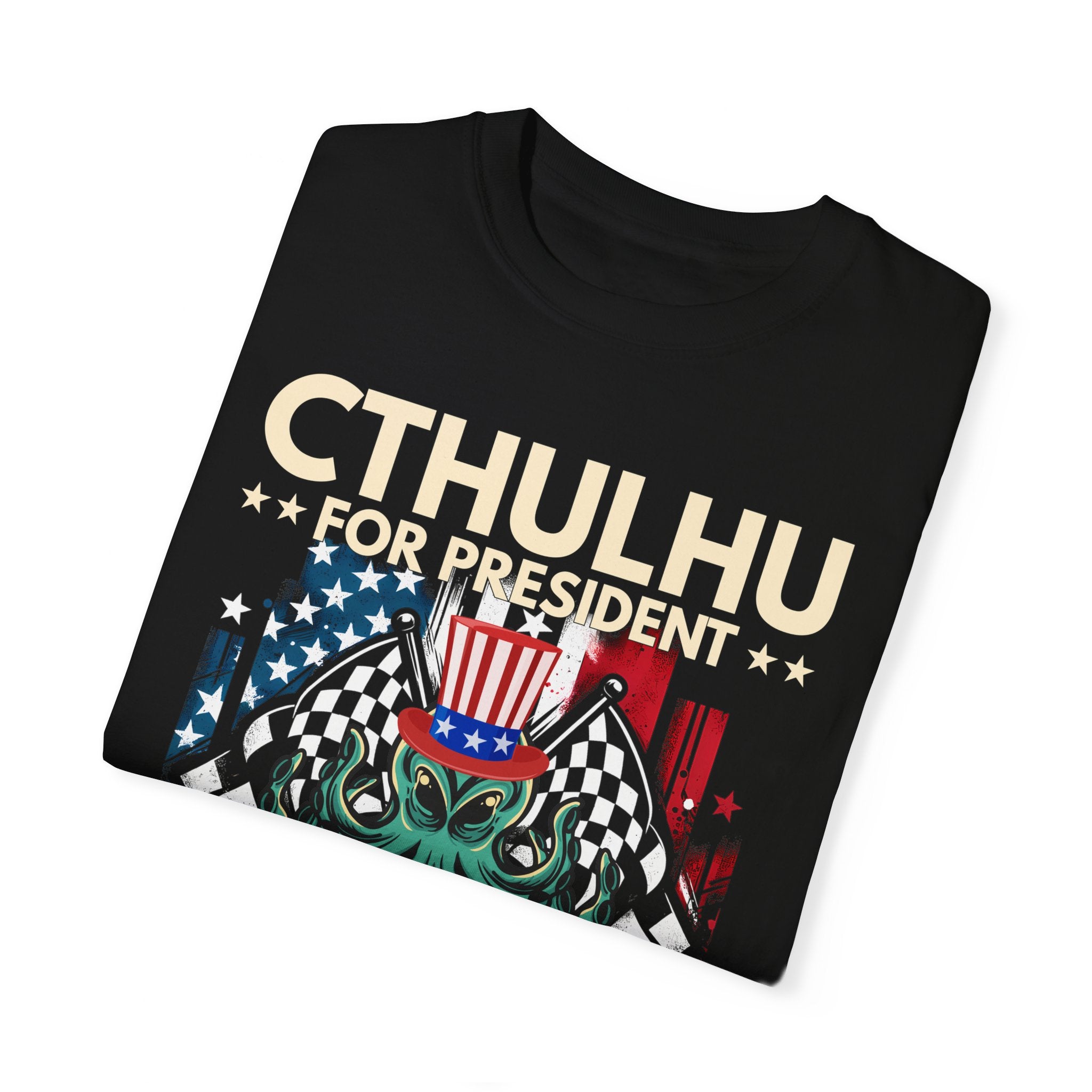 UNIDAZE CTHULHU PRESIDENT shirt, vote Cthulhu shirt, Cthulhu shirt funny political shirt, election shirt, Lovecraft shirt, Lovecraftian shirt Printify Cotton Crew neck cthulhu cthulhu gift cthulhu shirt DTG election funny 2024 election funny election shirt greater evil horror lover lovecraft lovecraftian gift Men's Clothing Oversized politcal satire T-shirts TikTok Unisex vote cthulhu shirt Women's Clothing