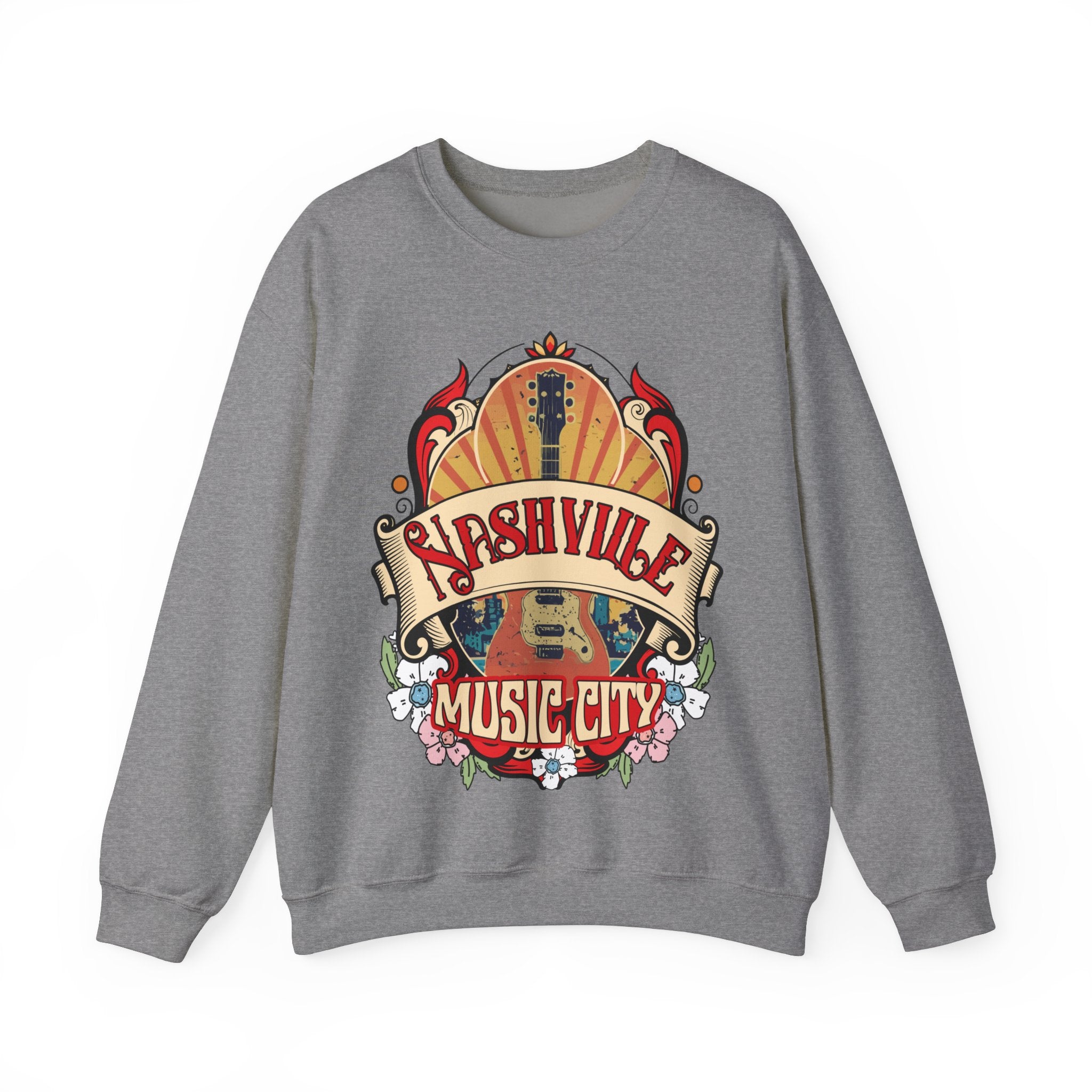 Nashville Tennessee Western Sweatshirt, Country Music Shirt, Vintage Nashville T-Shirt, Country Music Shirt Guitar Tees