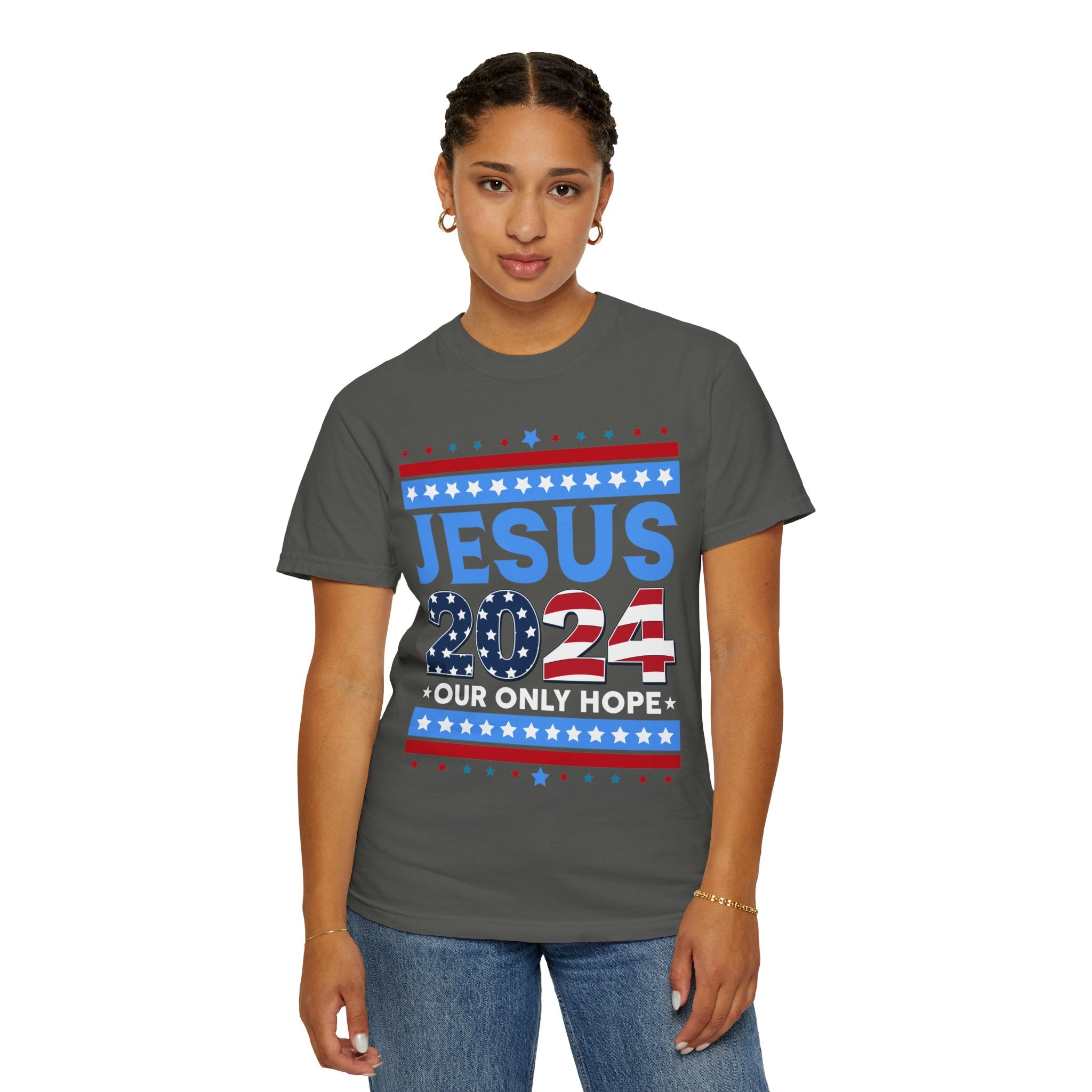 Jesus 2024 Our Only Hope Shirt, Jesus 2024 Sweatshirt, Make America Pray Again, Political T-shirts, Unisex Jesus Lover Shirt, Trendy Christian Shirt