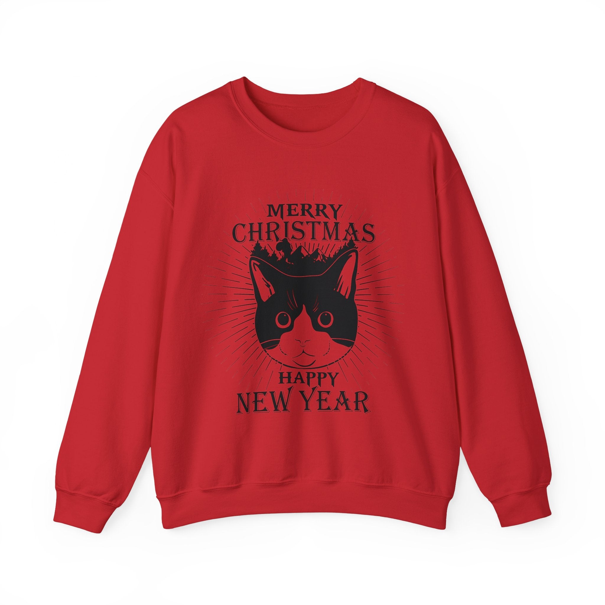 Meowy Christmas Sweatshirt, Cat Christmas Shirt, Cat Lover Christmas, Cute Christmas Shirt, Kitten Christmas, Animal Lover, Cat Mom Christmas