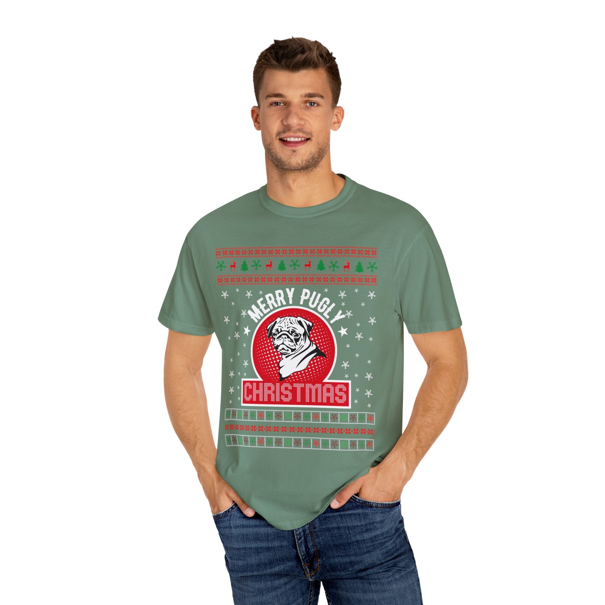 Ugly Pug Christmas Tshirt, Pug Tee, Pug Shirt, Pug Christmas Shirt, Pug Christmas Tee, Dog Christmas Shirt, Pug Christmas