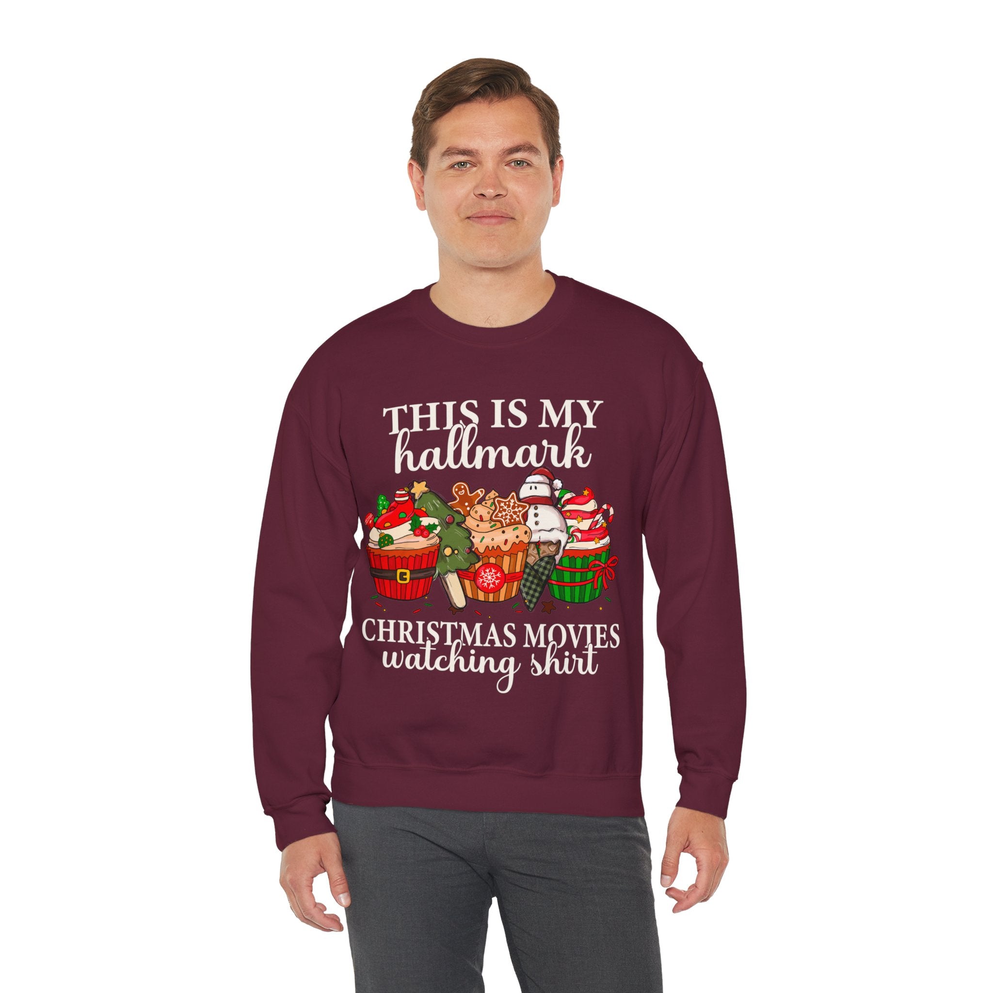 This is My Hallmark Christmas Movie Watching Sweatshirt, Hallmark Christmas Movies Shirt, Holiday Spirit Shirt, Hallmark Sweatshirt