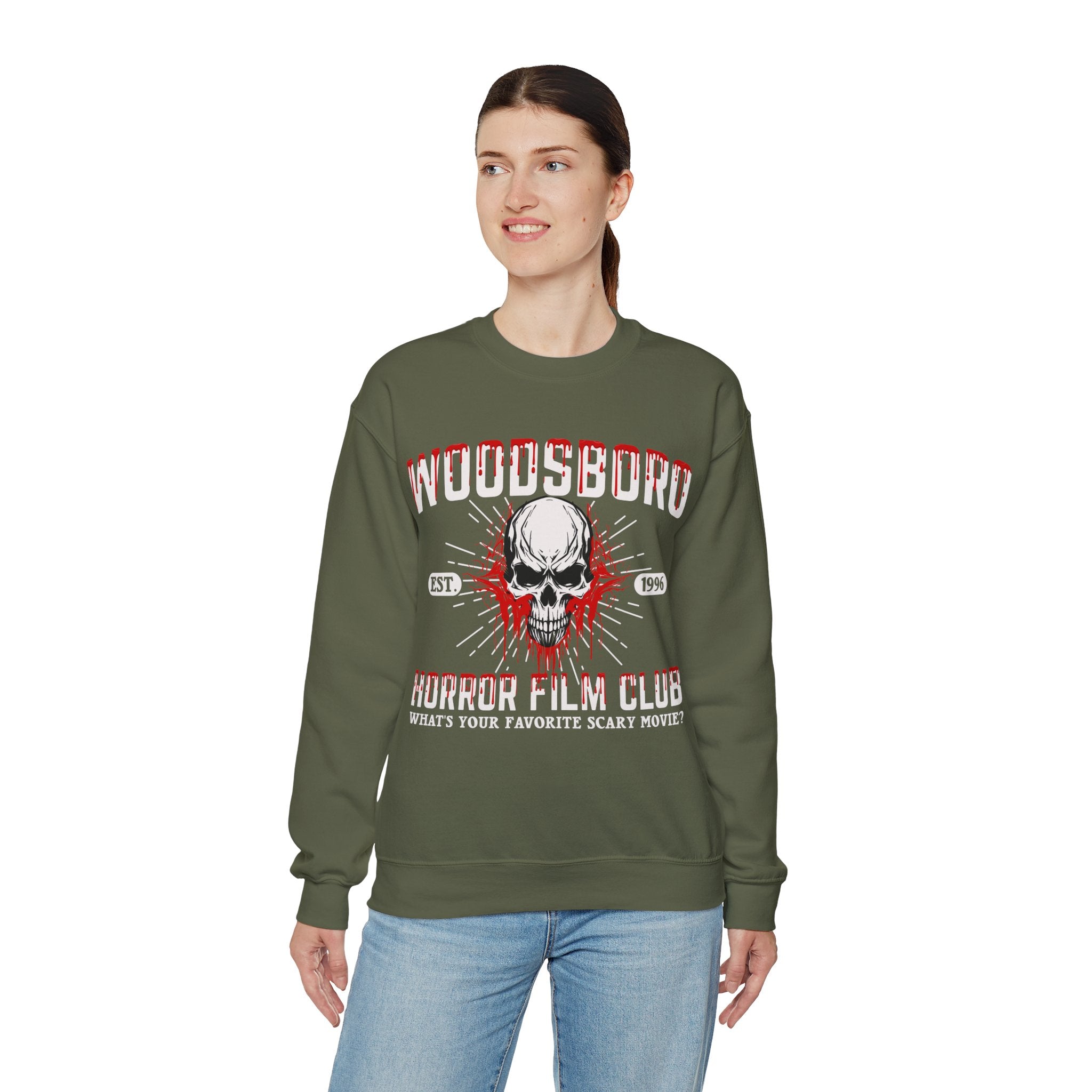 Woodsboro Sweatshirt, Woodsboro Horror Film Club Shirt, 90s Horror Movie Tee, Horror Movie Shirt, Woodsboro High Sweater, Horror Movie Gifts