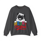 Christmas Pug Sweatshirt, Funny Pug Christmas Sweatshirt, Dog Lover Gift, Pug Mom Sweatshirt, Dog Mom Shirt