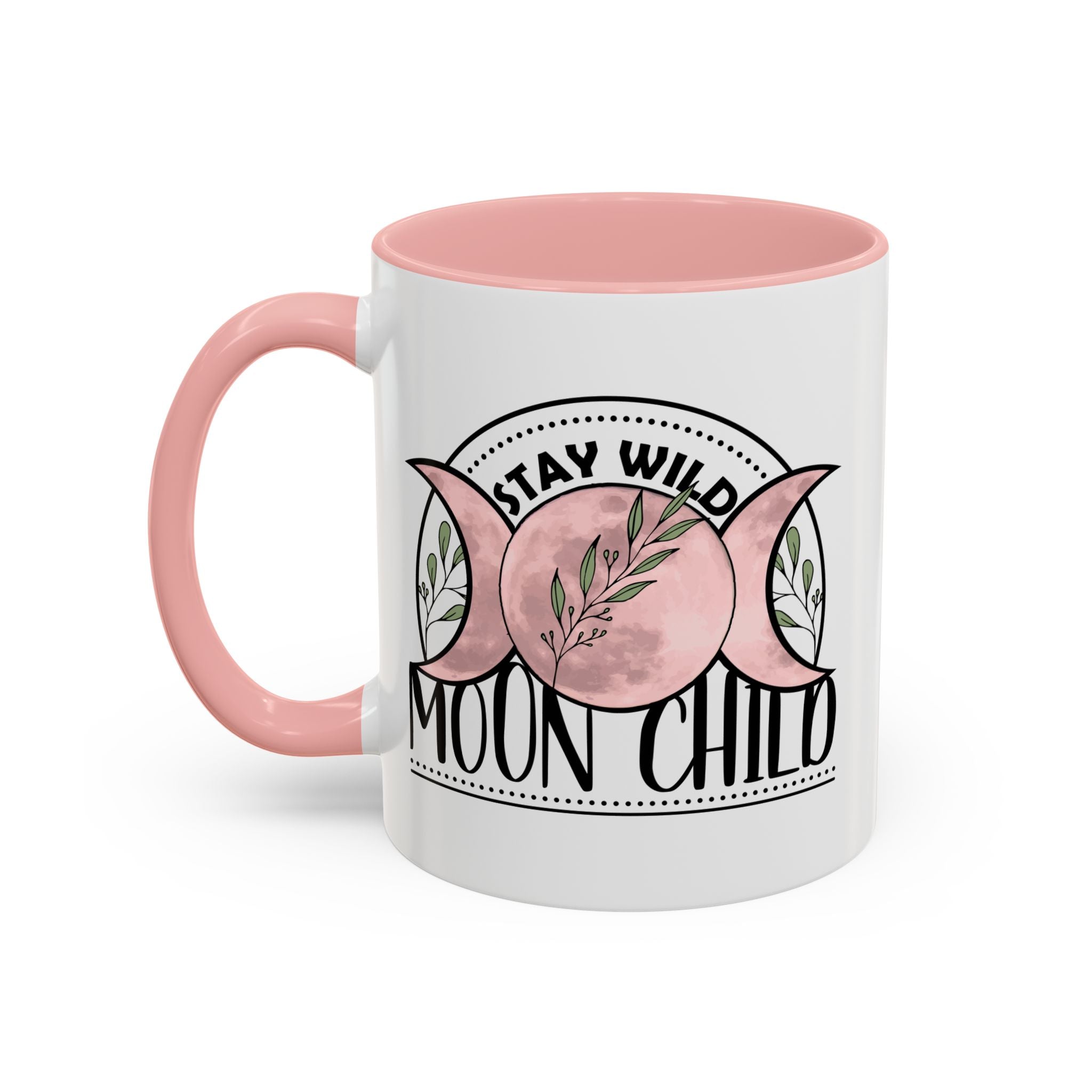 Stay Wild Moon Child Mug, Moon Coffee Mug, Witchy Mug, Mystical Mug, Nature Mug, Gift Mug, Boho Coffee Mug