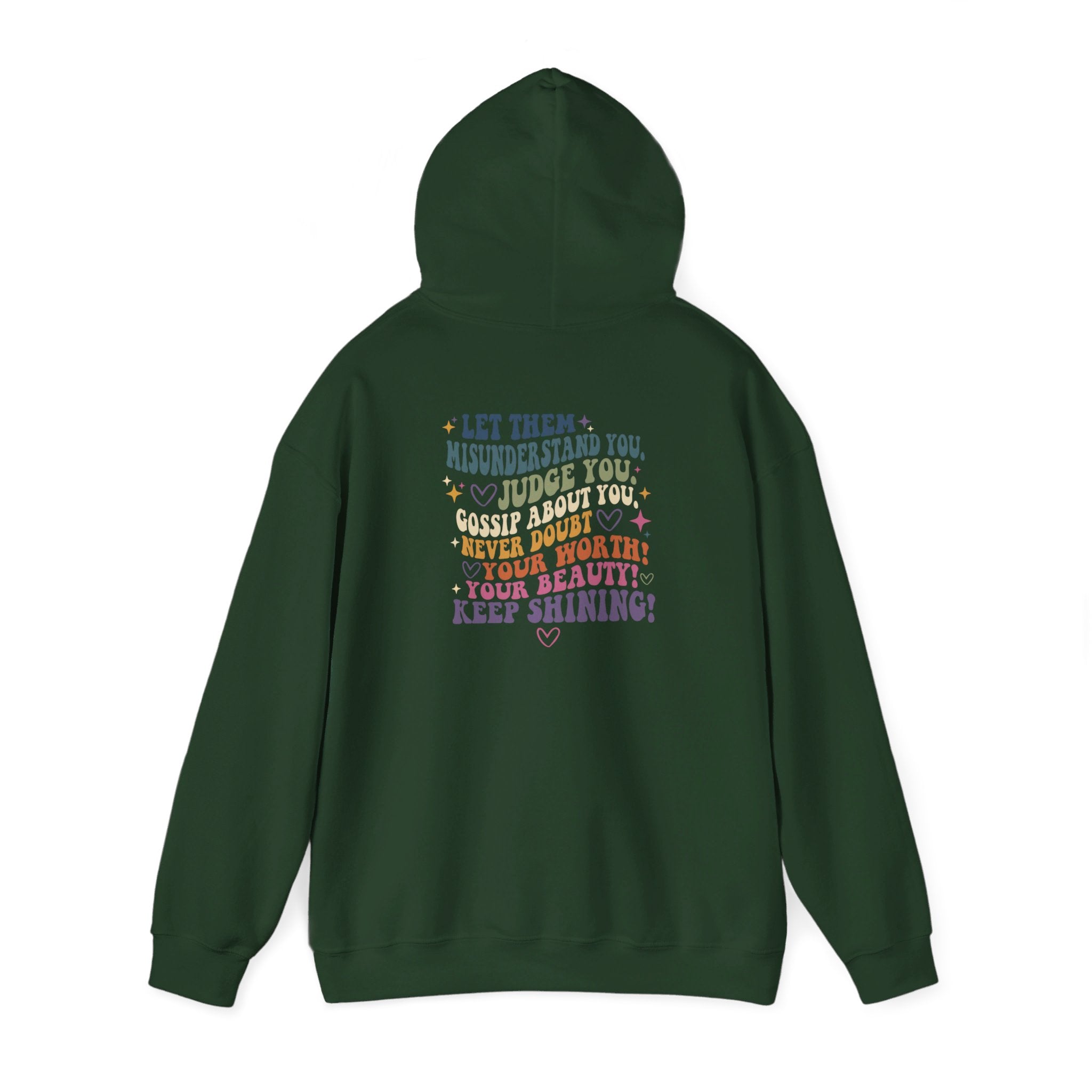 Let Them Misunderstand You Front And Back, Judge You, Gossip About You Sweatshirt, Trendy Hoodie, Inspirational Quotes, Mental Health Matters