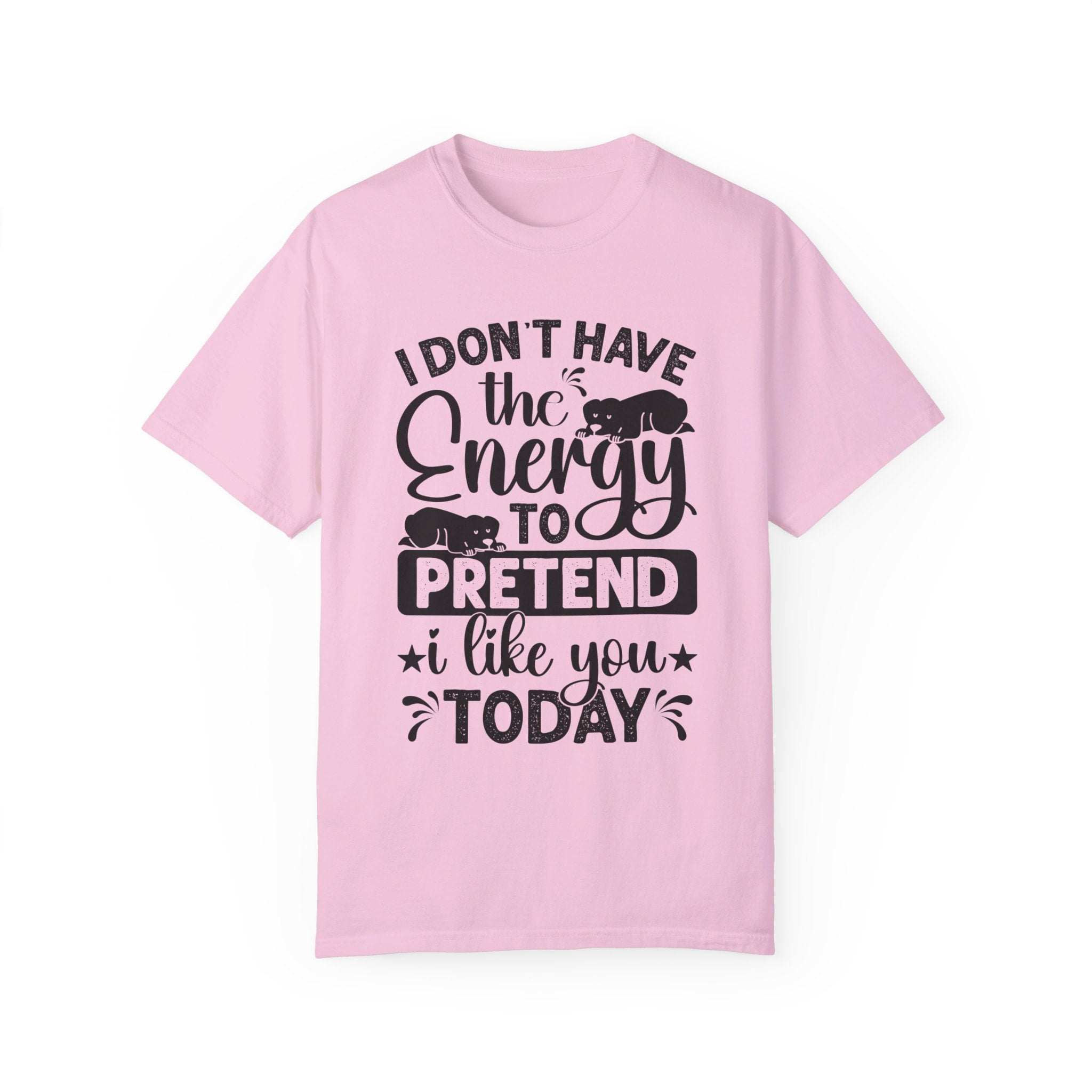 I Don't Have The Energy To Pretend I Like You Today Shirt, Funny Sarcastic Shirt, Sarcastic Quote Shirt, Sarcastic Shirt, Funny Women's Tee