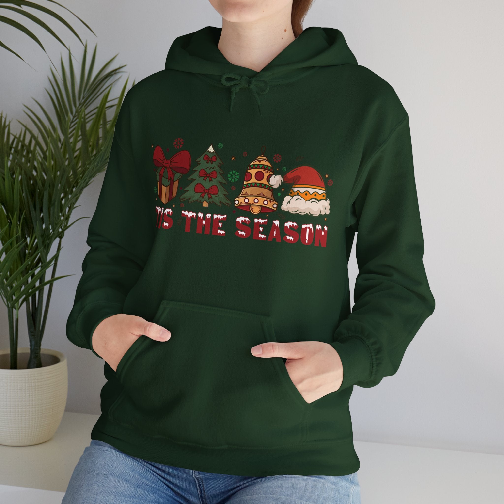 Tis The Season Hoodie, Christmas Tis The Season Hoodie, Merry Christmas Shirt, Christmas Hooded Sweatshirt, Cute Winter Hoodie