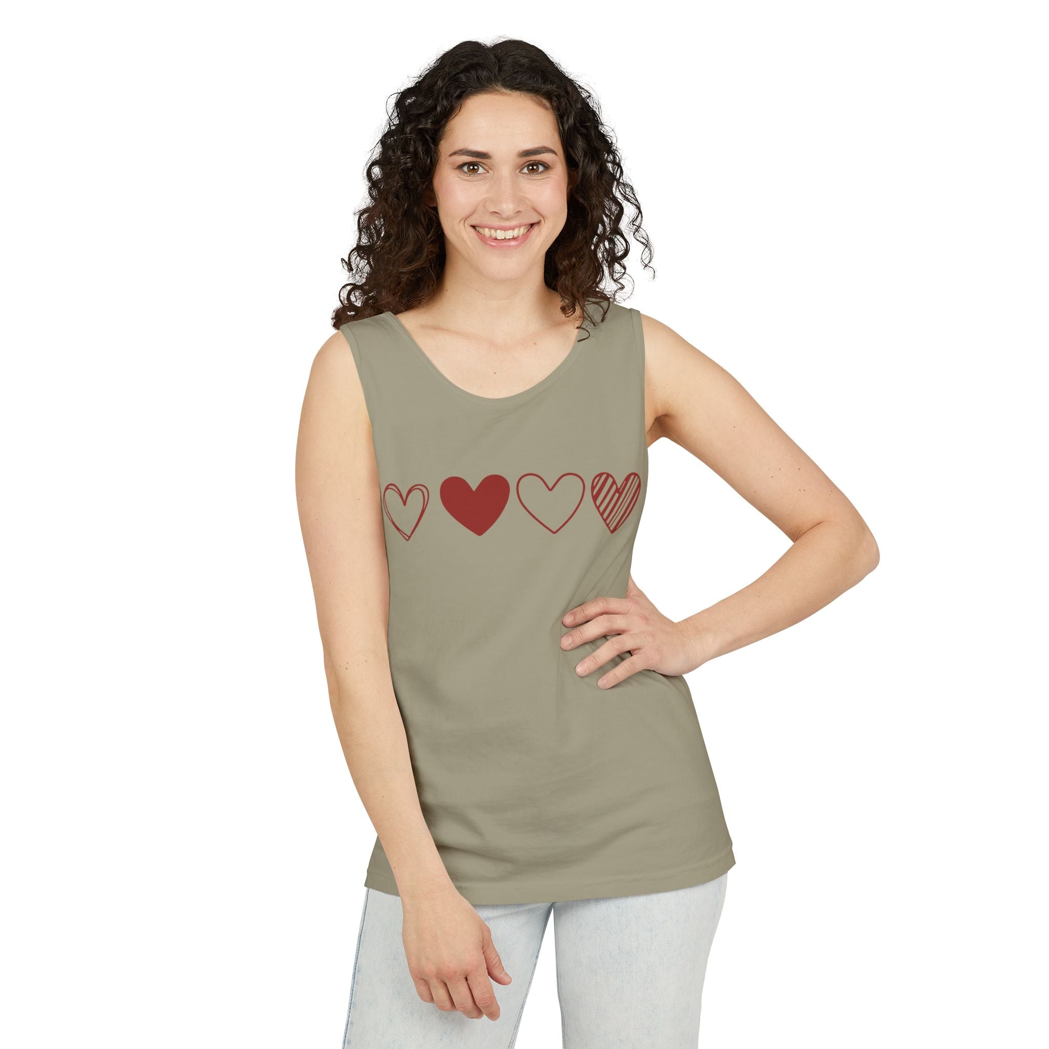 Heart Tank Top, Love Fitness, Shirt with Heart, Love Faith Hope, Shirt for Valentines Day, Love Heart Tank Top, Heart Shirt, Valentine Tank