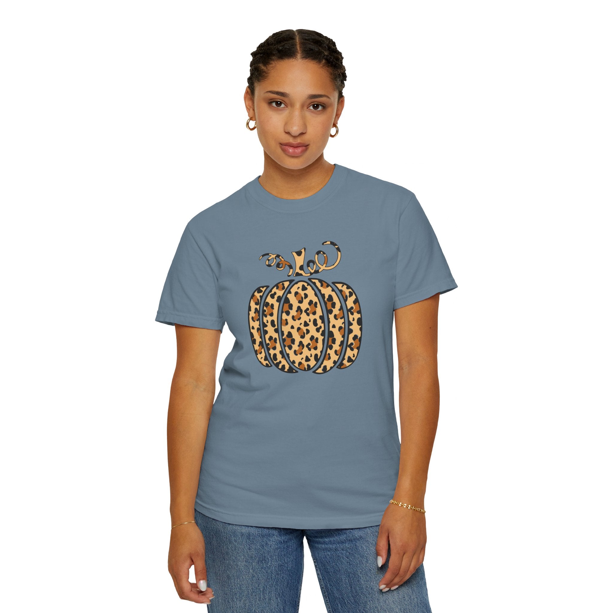 Leopard Pumpkin T-Shirt, Cheetah Pumpkin Shirt, Thanksgiving Shirt, Thankful Shirt, Fall Shirt, Hello Pumpkin