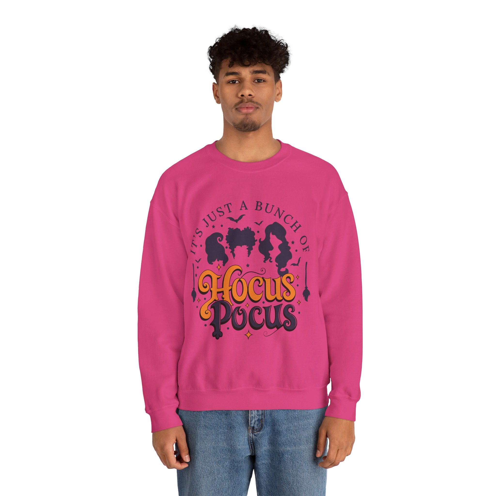 It's Just A Bunch Of Hocus Pocus, Disney Halloween Hocus Pocus Shirt, Mickey And Friends, Disney Sanderson Sisters Shirt, Happy Halloween