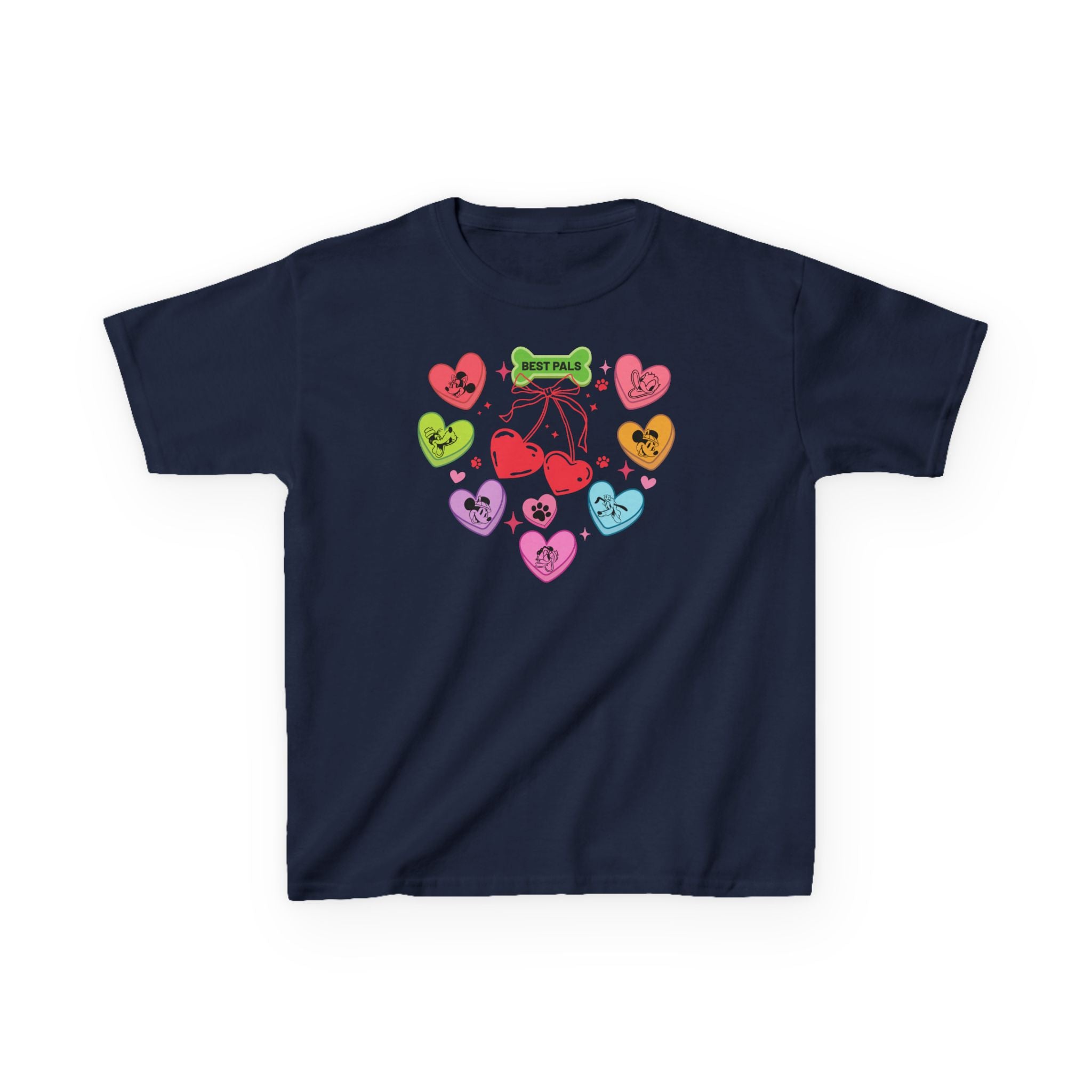 Mickey And Friends Candy Hearts Kids Shirt, Disney Valentine Toddler Shirt, Valentine's Day Kids Shirt, Toddler Valentine Day Outfit