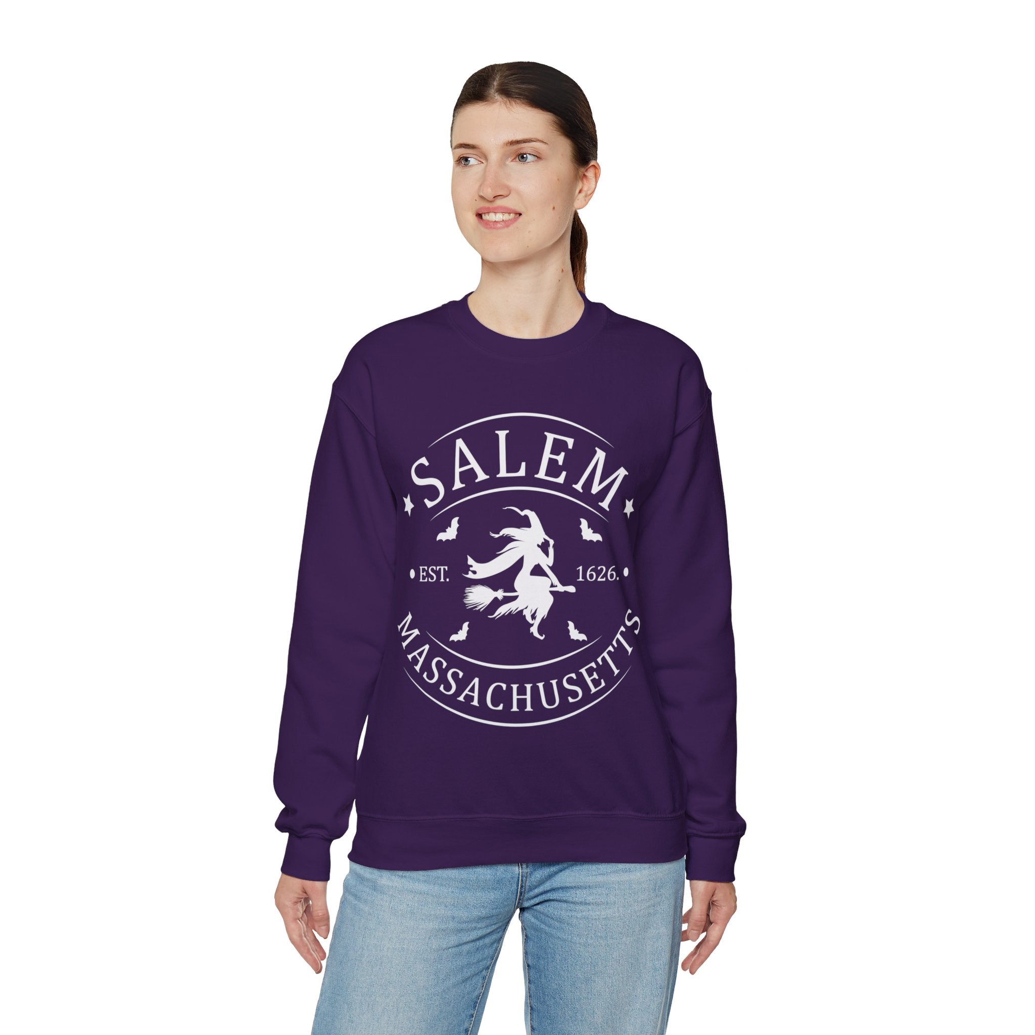 Salem Massachusetts Halloween Sweatshirt, Salem Witches Shirt, Halloween Shirt, Salem Sweatshirt, Salem 1626 Sweatshirt