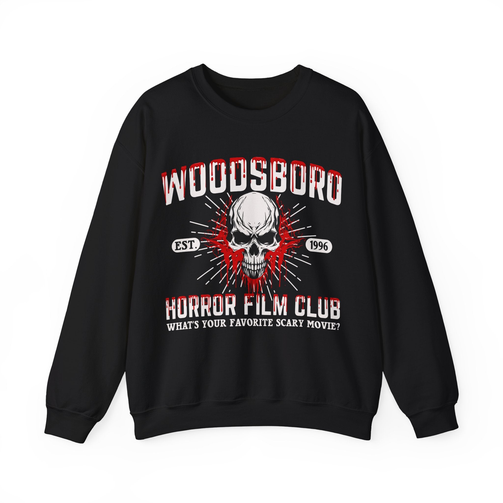 Woodsboro Sweatshirt, Woodsboro Horror Film Club Shirt, 90s Horror Movie Tee, Horror Movie Shirt, Woodsboro High Sweater, Horror Movie Gifts