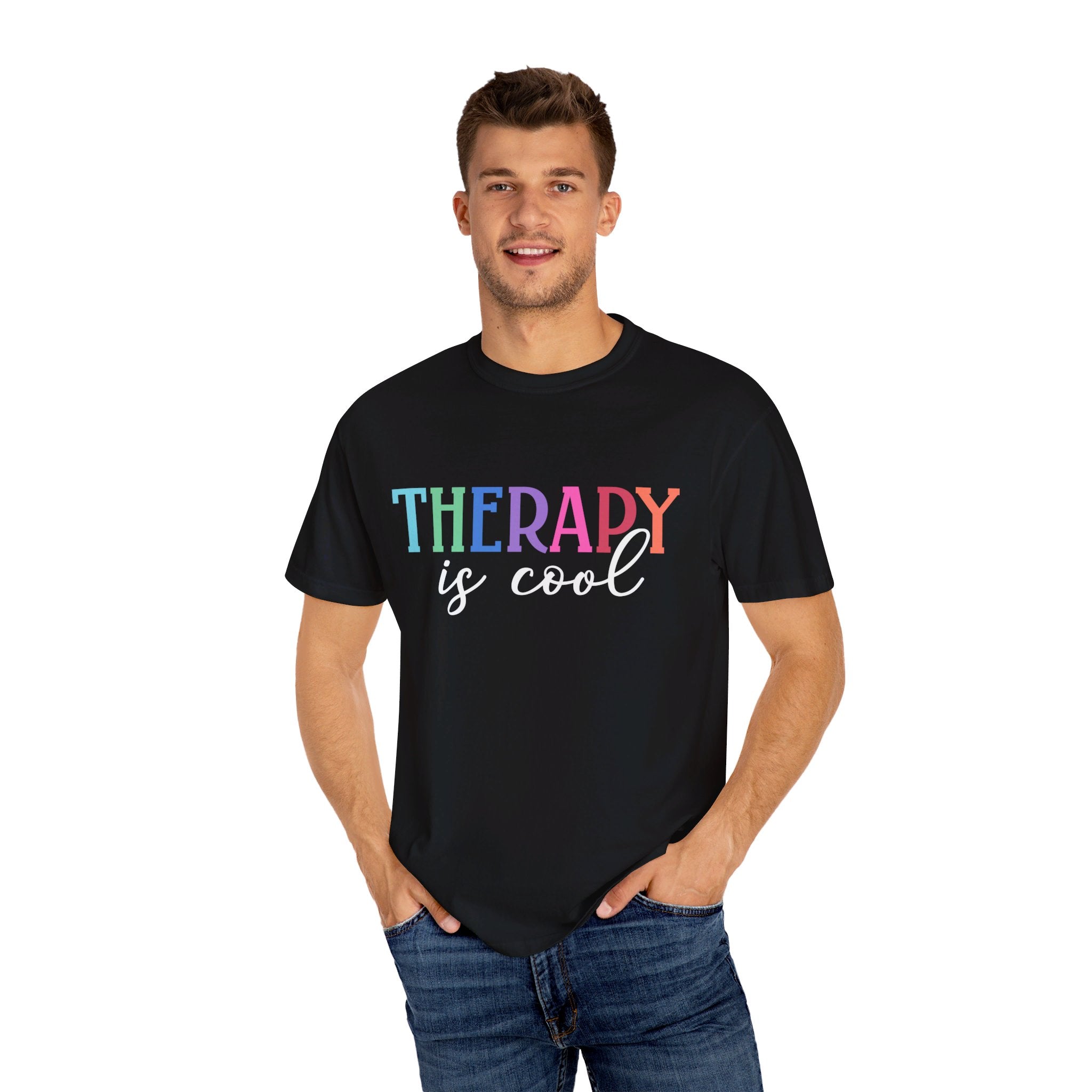 Therapy is Cool Shirt, Mental Health Matters, Gift for Therapist, Anxiety Shirt, School Psychologist Shirt