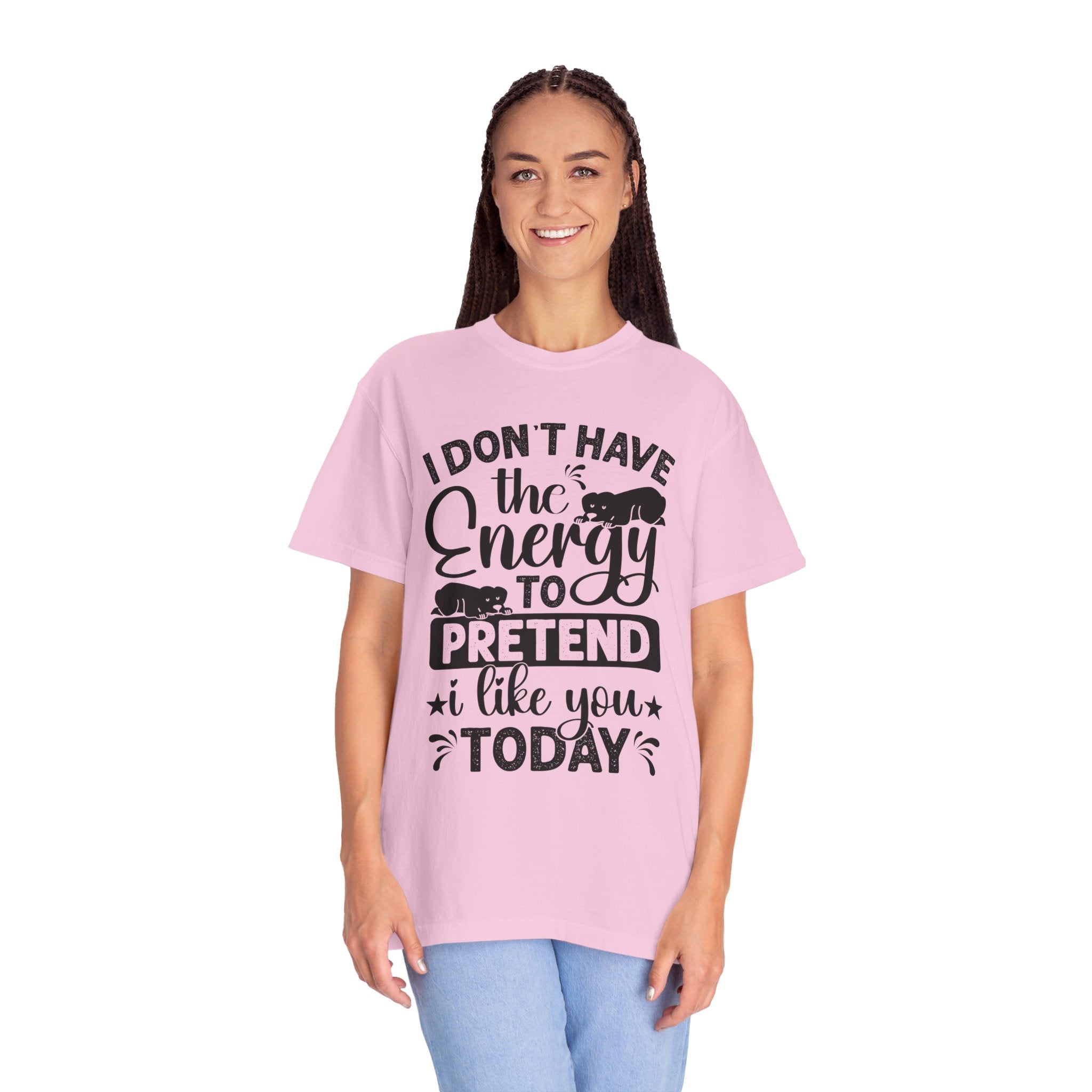 I Don't Have The Energy To Pretend I Like You Today Shirt, Funny Sarcastic Shirt, Sarcastic Quote Shirt, Sarcastic Shirt, Funny Women's Tee