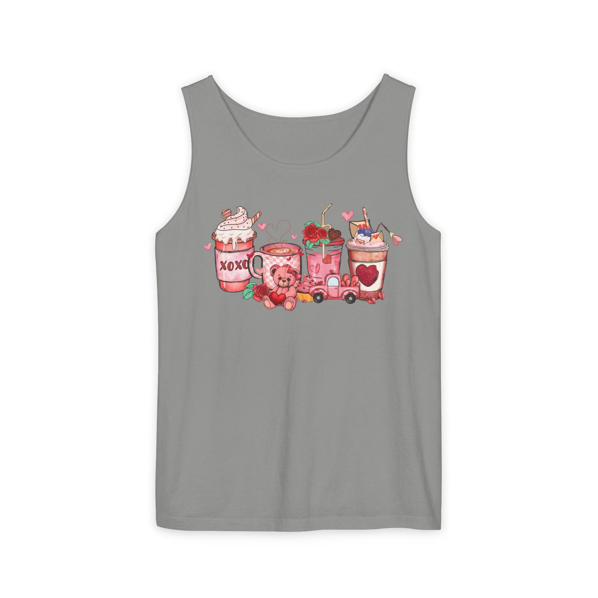 Coffee Valentines Tank Top, Valentines Day Shirt, Valentines Day Tank Top, Valentines Day Coffee Shirt, Coffee Lover Tee