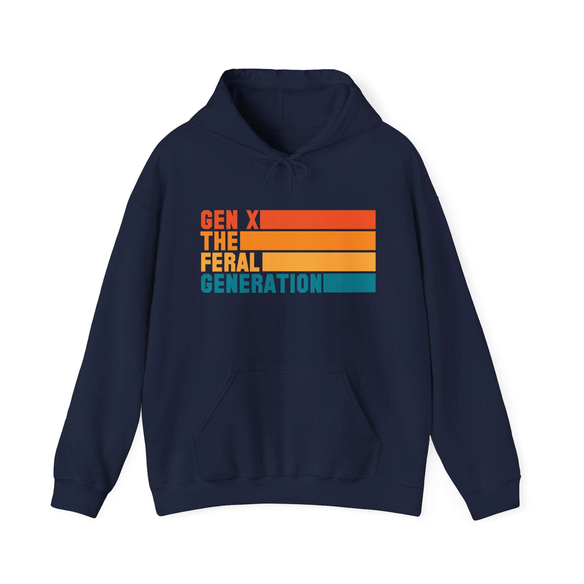 Gen X The Feral Generation Hoodie, Gen X Hoodie, Generation X Hoodie, Retro Gen X Hooded Sweatshirt, Cute Gen X Hoodie, Trendy Gen X Hoodie