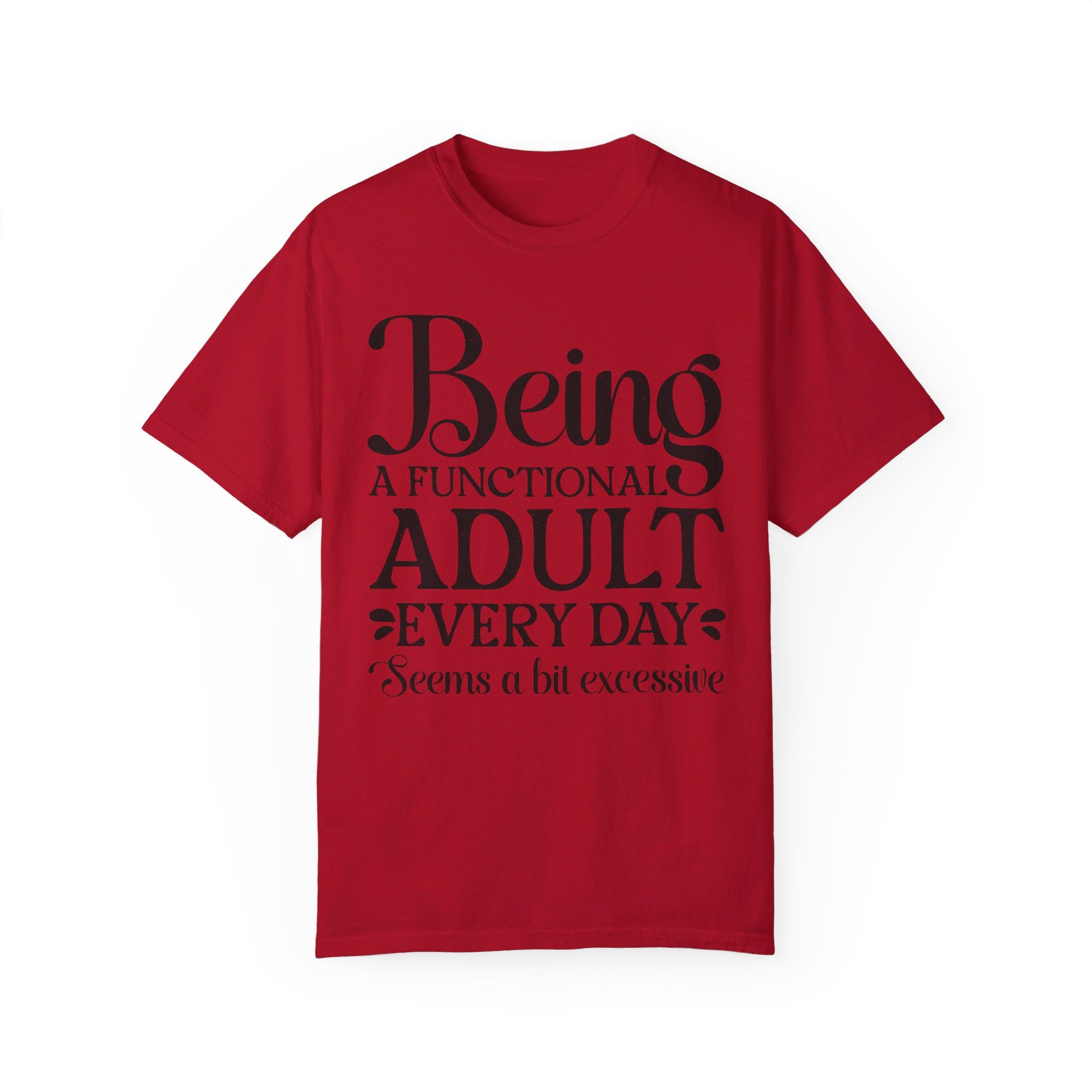 Being A Functional Adult Everyday Seems A Bit Excessive Shirt Gift, Adult Humor Shirt, Adulting T-Shirt, Day Drinking Tee