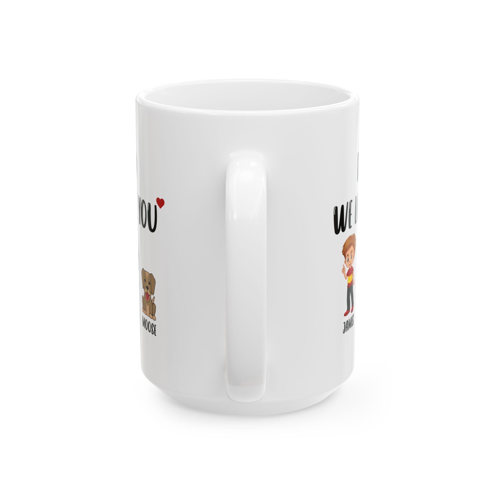 Personalized Father's Day Mug, Custom Children's Names & Illustrations, Unique Coffee Mug for Dad, Father's Day Gift Idea