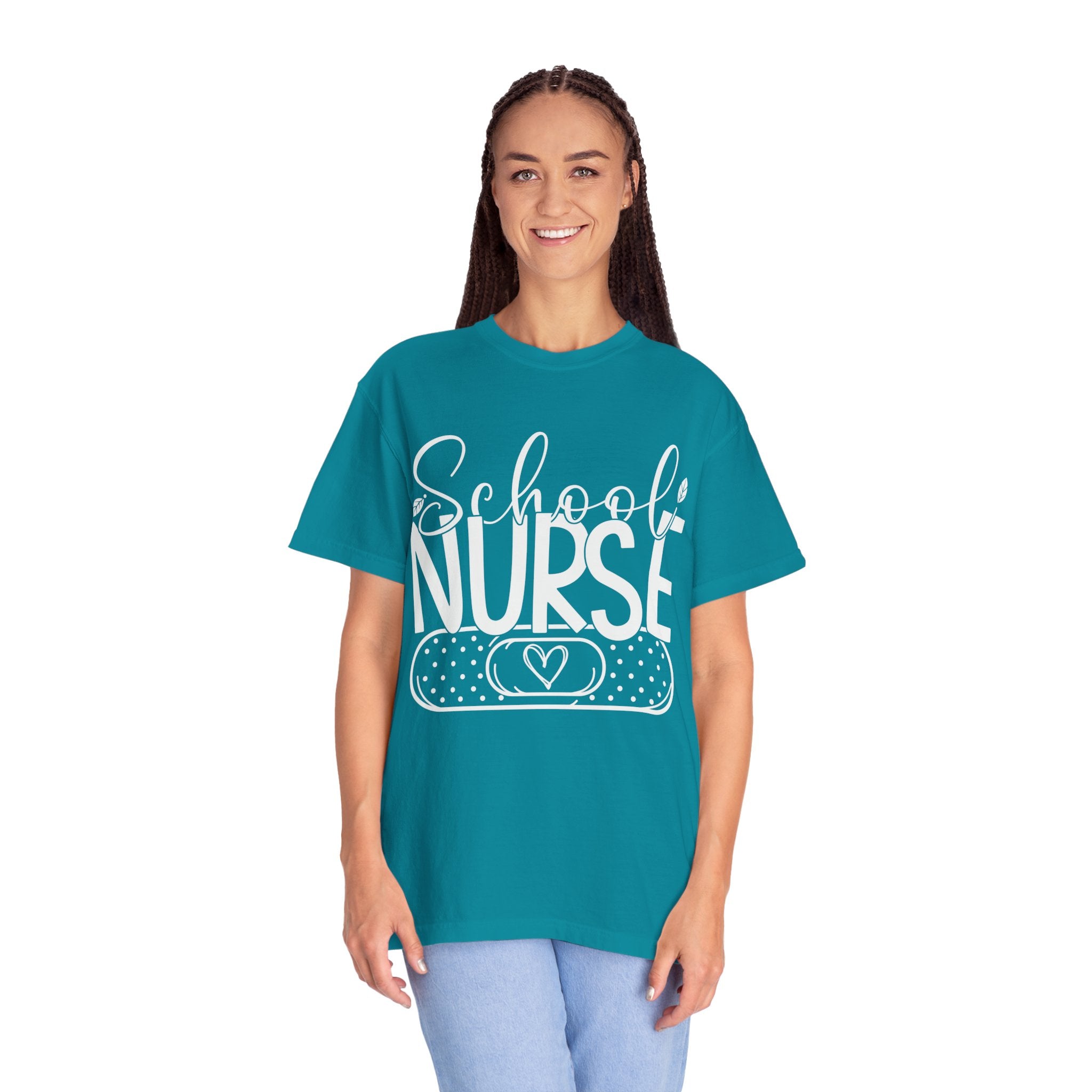 School Nurse Shirt Nurse TShirt School Shirts For Nurse Cute School Nurse Shirt Unisex Graphic Tees Women Trendy School Nurse V Neck Shirt