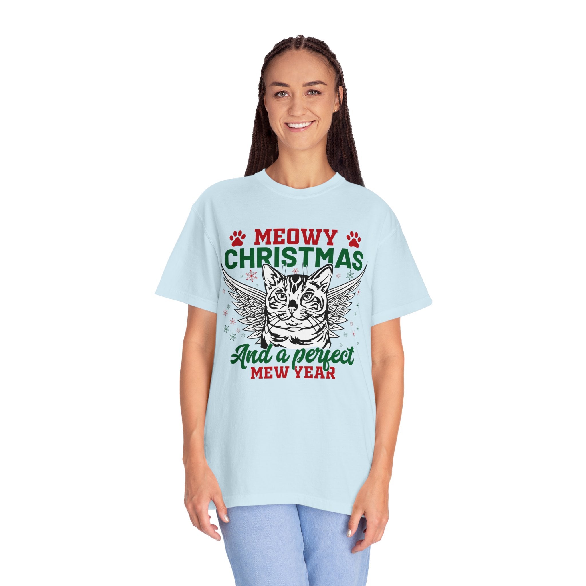 Cat Christmas Shirt Gift For Cat Lovers, Catmas Shirt, Meowy Tshirt, Cat Mom New Year Gift, Christmas Party, Christmas Meowy shirt