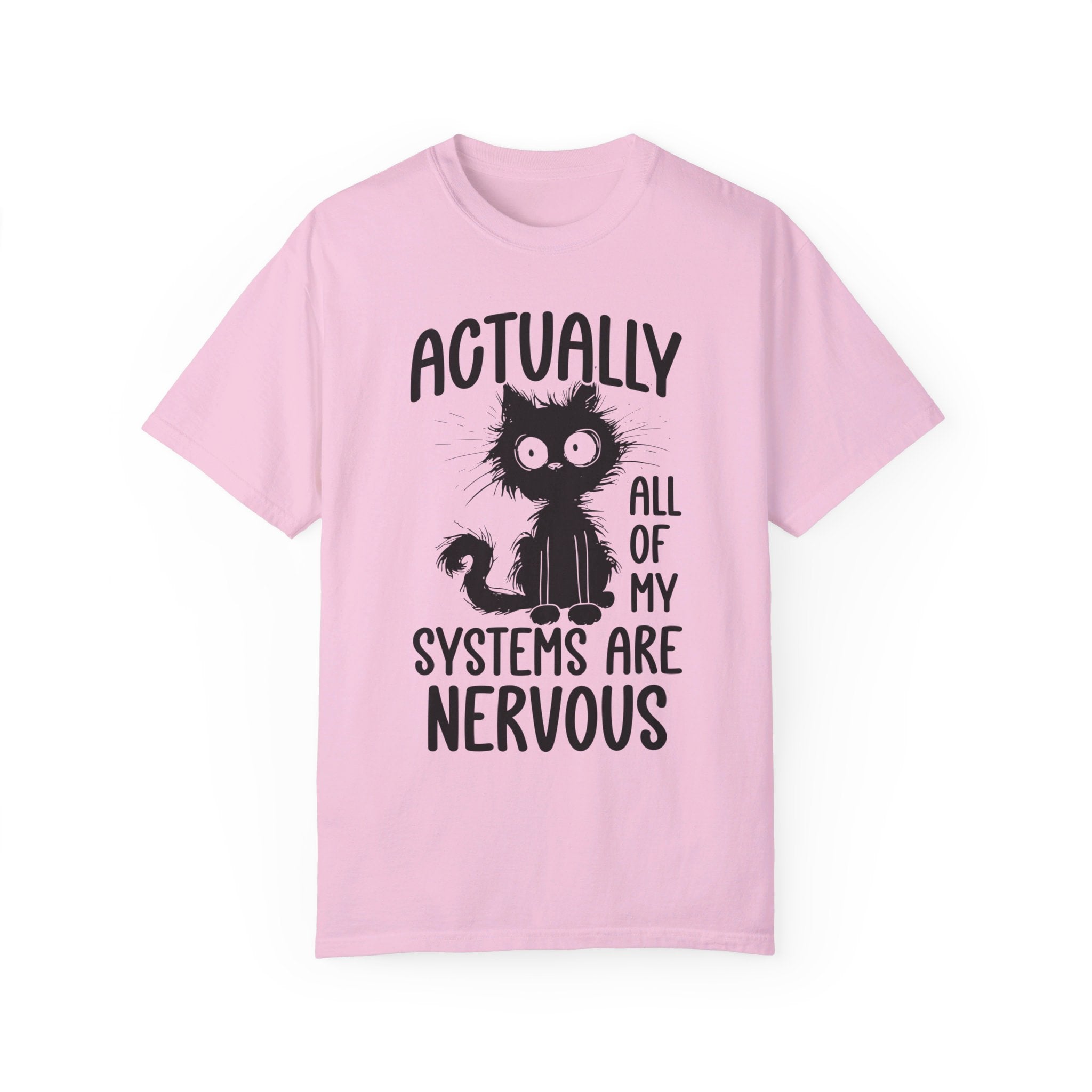 Actually All of My Systems Are Nervous Shirt, Raccoon Shirt, Mental Health Shirt, Anxiety Tshirt, Funny Tshirt, Vintage Retro Graphic Shirt