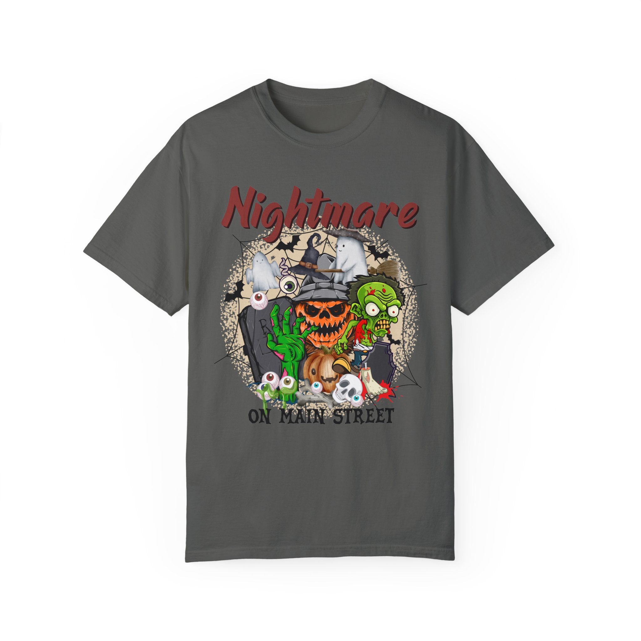 Nightmare On The Main Streat Shirt, Retro Mickey Minnie Halloween Shirts, Vintage Disney Halloween T-shirt, Halloween Pumpkin