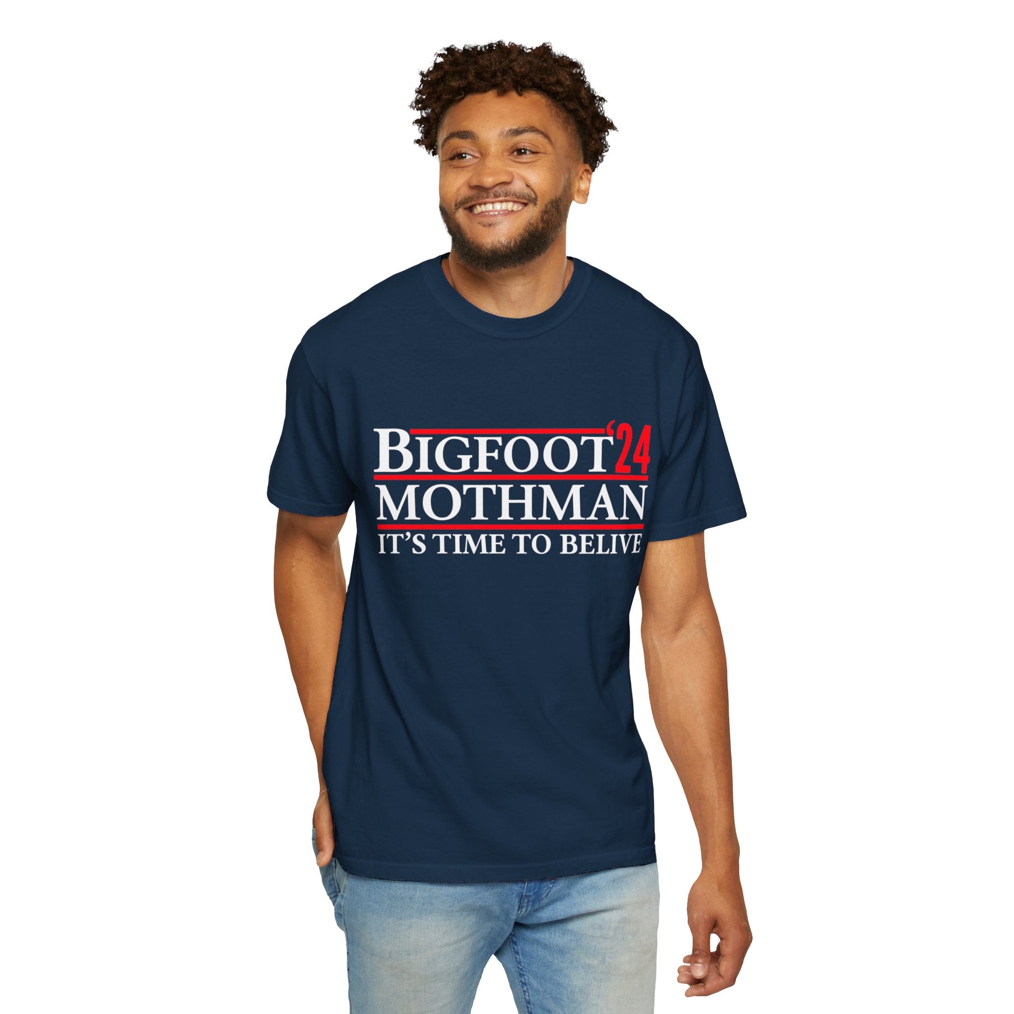 UNIDAZE Bigfoot Mothman 2024 President Election Shirt, Funny Vote Bigfoot Political Satire Humor Tee, Unique T-Shirt Gift for Men and Women Printify 2024 election shirt bigfoot lover shirt bigfoot shirt bigfoot usa Cotton Crew neck DTG for president funny 2024 election funny bigfoot shirt funny election shirt joke shirt Men's Clothing mothman shirt Oversized political satire sasquatch shirt T-shirts TikTok Unisex vote bigfoot Women's Clothing