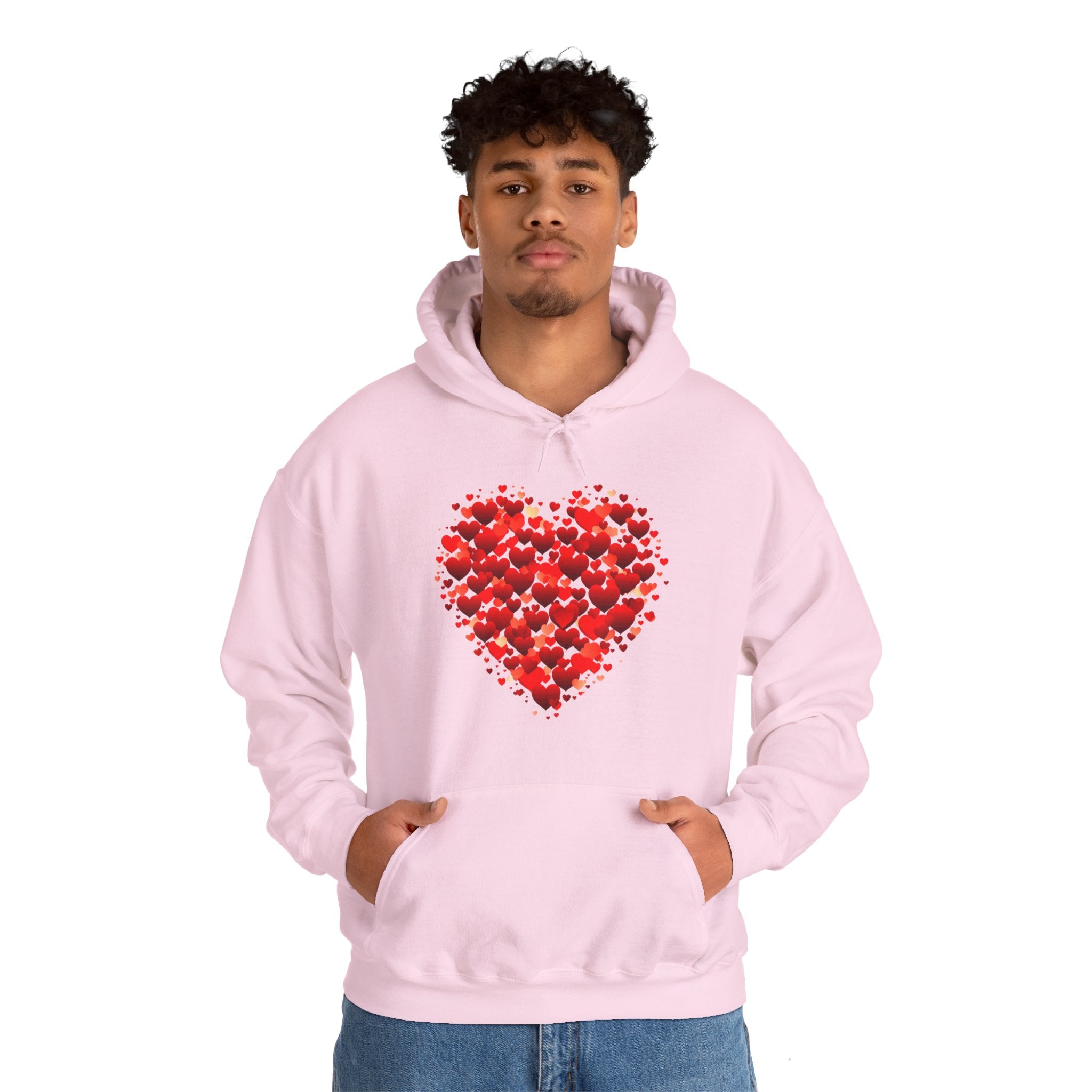 Valentines Day Red Double Heart Hoodie, Valentines Shirt, Valentines Double Heart Hoodie, Red Heart Shirt, Valentines Love Shirt, Love Sweater