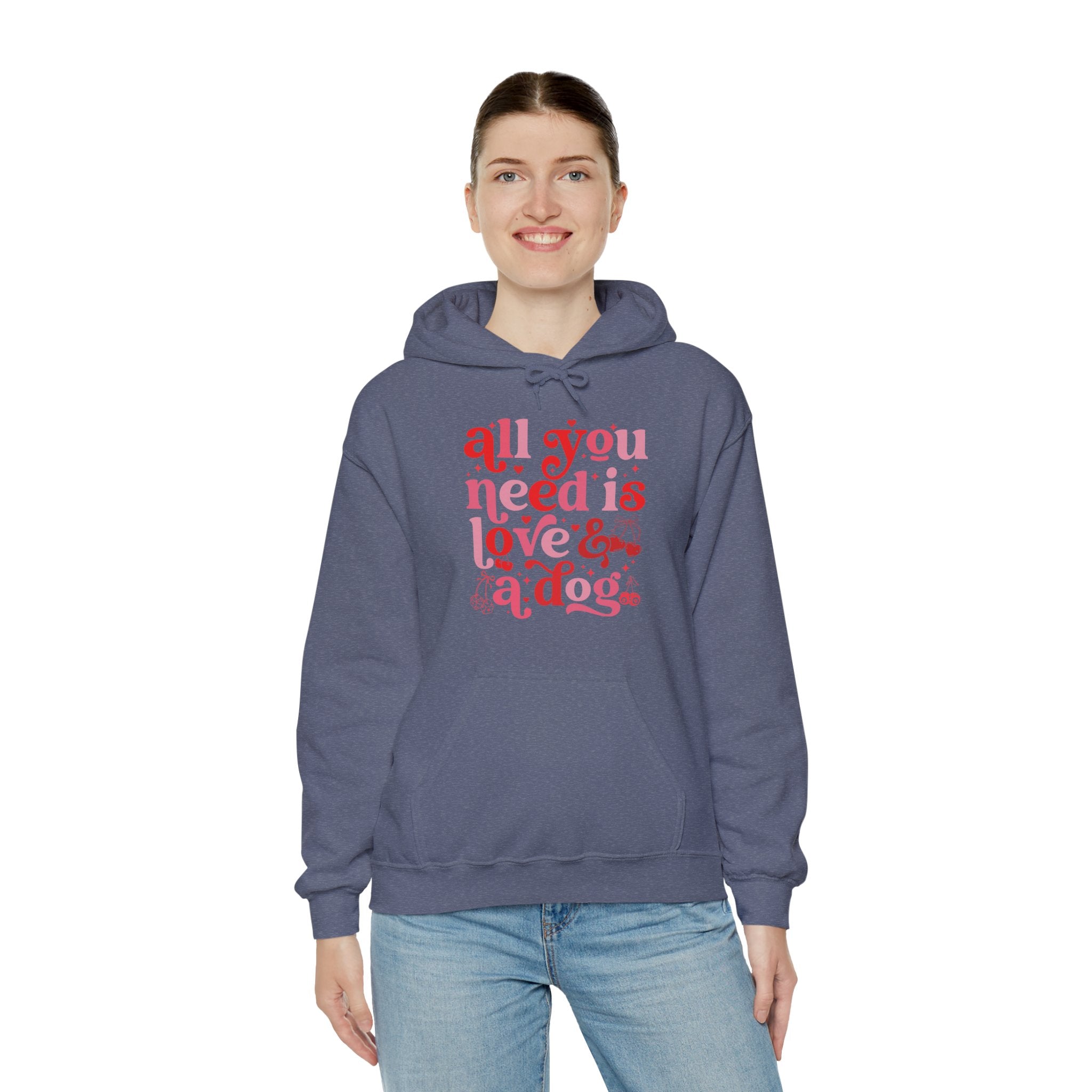 All You Need Is Love And A Dog Hoodie, Dog Lover Shirt, Dog Lover Gift, Dog Mom Shirt, Dog Quote Shirt, Dog Owner Shirt, Dog Mama Shirt