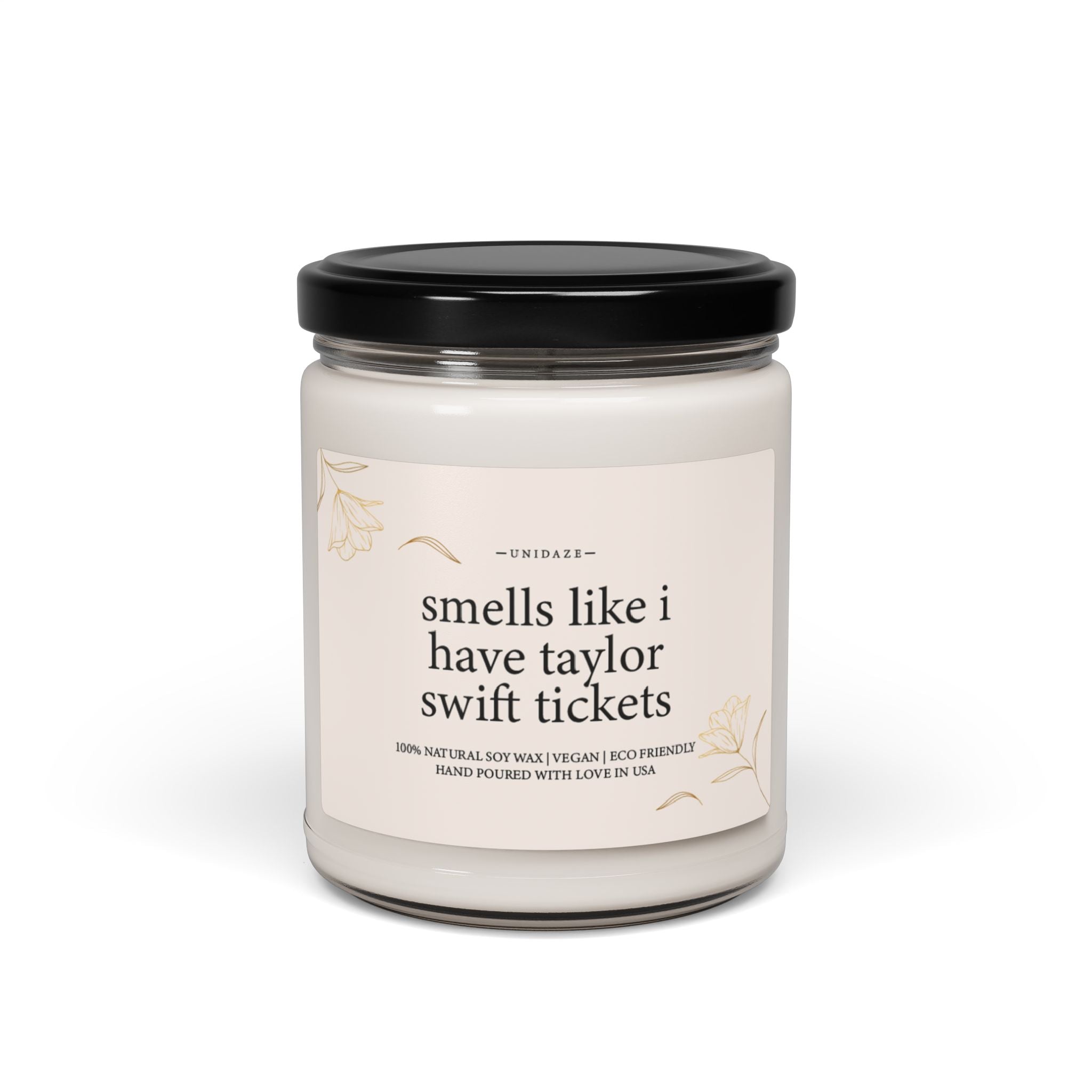 UNIDAZE Smells Like I Have Taylor Tickets, Taylor Fan, Funny Candle, Gift for Her, Best Friend Gift, Birthday Gift, Aesthetic Candles Printify anti karma lavender Assembled in the USA Assembled in USA bachelorette ideas Bio candles Decor Eco-friendly eras tour gift for friend gift for her gift under 20 Halloween Holiday Picks Home & Living Home Decor Made in the USA Made in USA midnight soy candle swift fans teen college girl tik tok viral gift trendy pop culture viral christmas gift