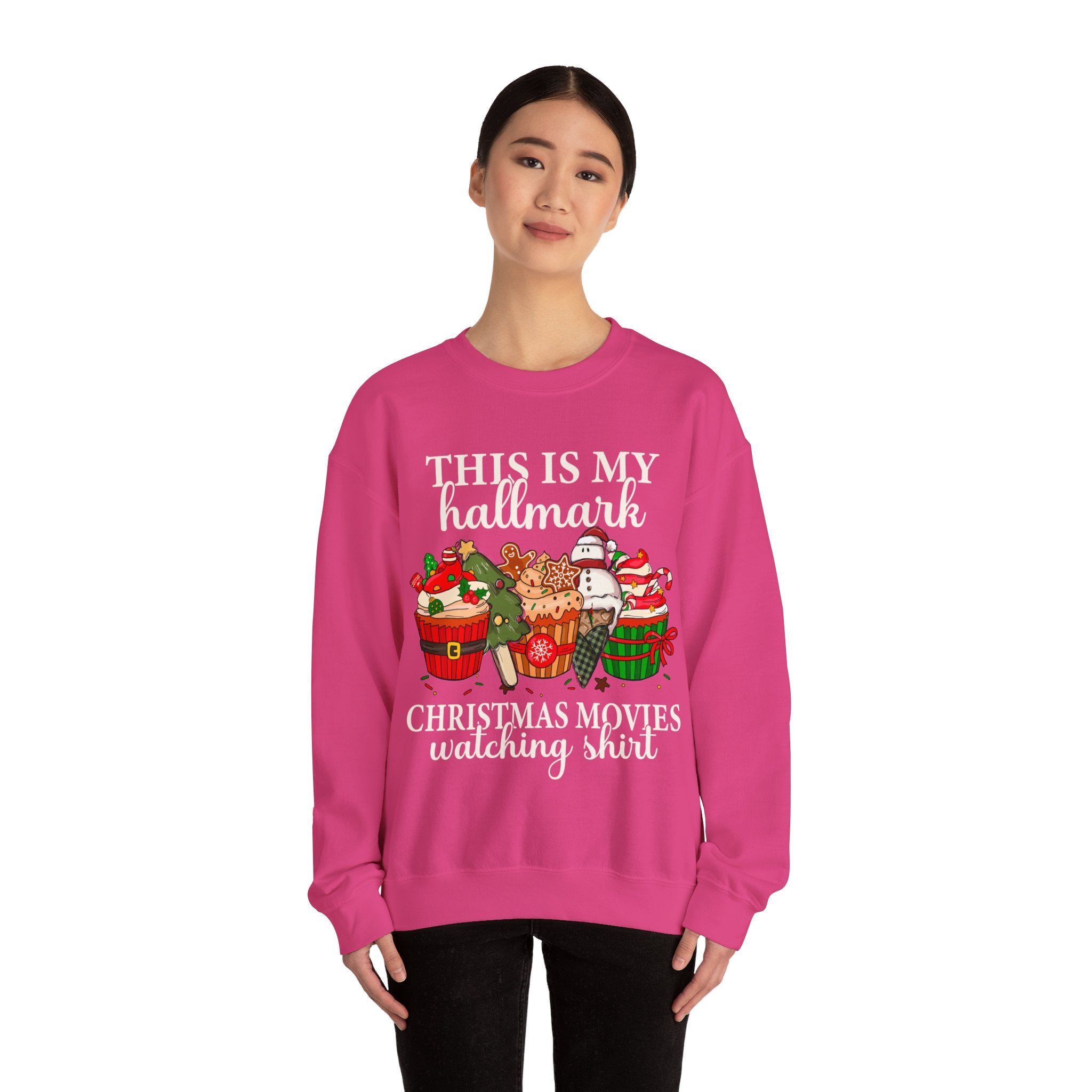 This is My Hallmark Christmas Movie Watching Sweatshirt, Hallmark Christmas Movies Shirt, Holiday Spirit Shirt, Hallmark Sweatshirt