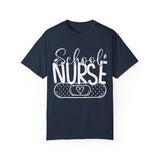 School Nurse Shirt Nurse TShirt School Shirts For Nurse Cute School Nurse Shirt Unisex Graphic Tees Women Trendy School Nurse V Neck Shirt
