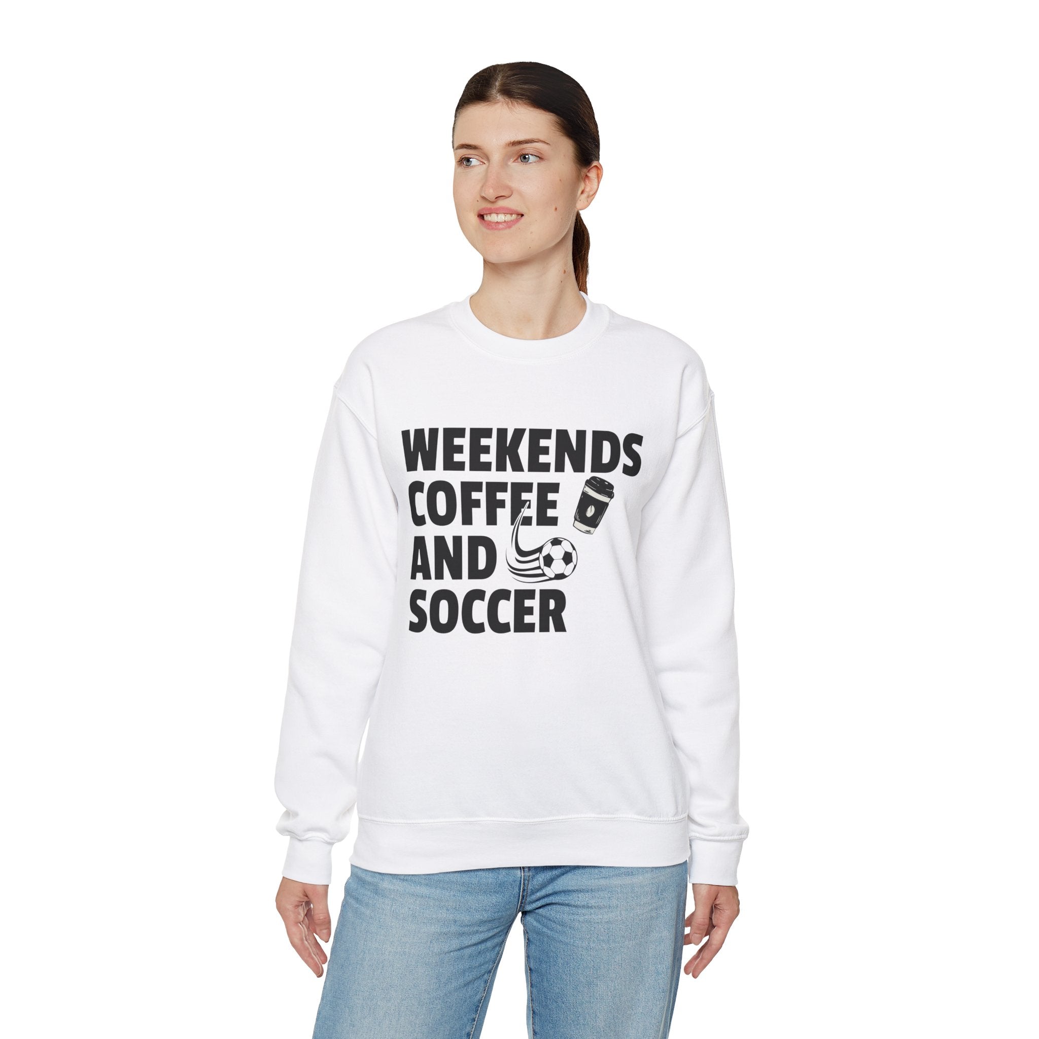 Weekends Coffee Soccer Sweatshirt, Soccer Sweatshirt, Soccer Mom Sweater, Game Day Sweatshirt, Soccer Gift, Soccer Shirt