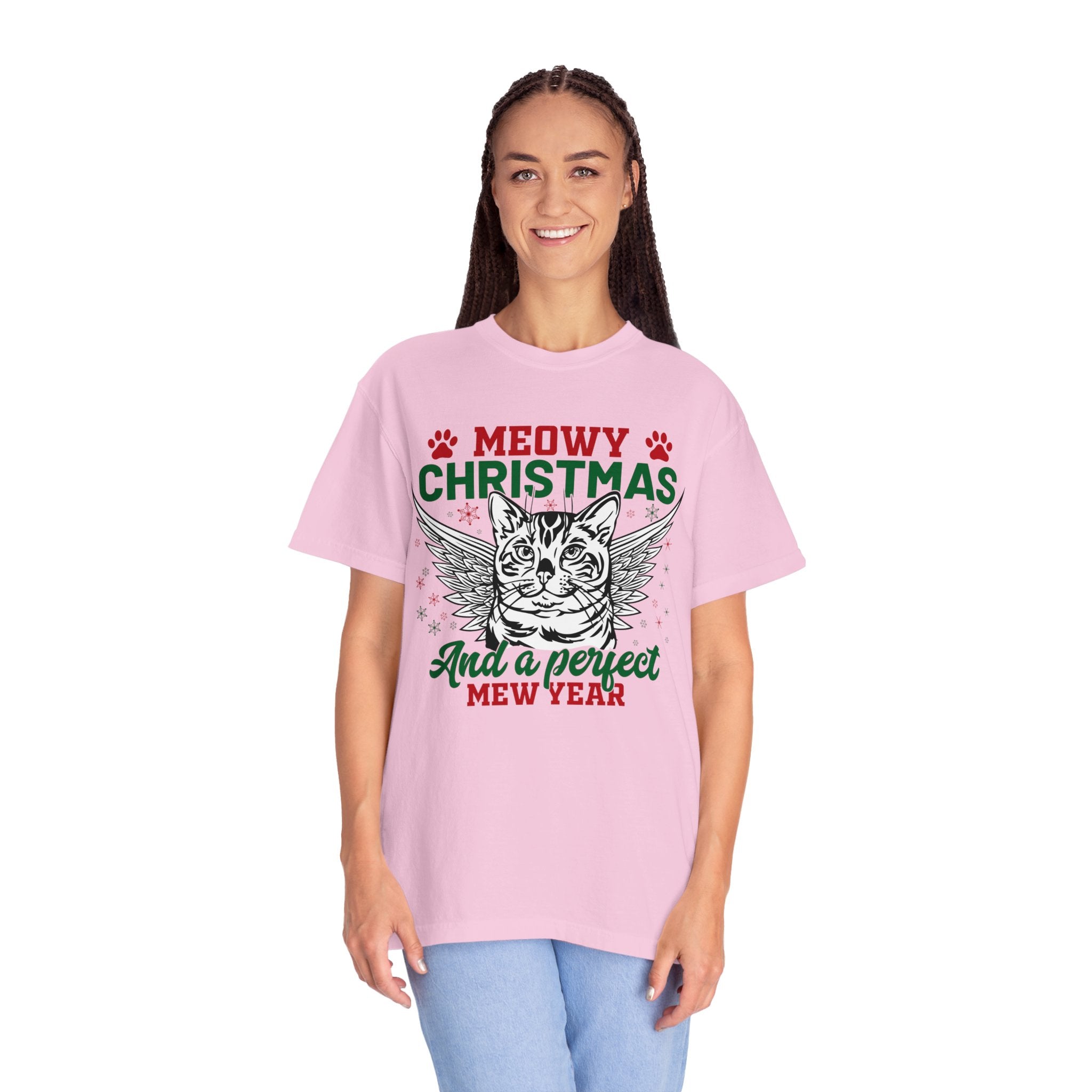 Cat Christmas Shirt Gift For Cat Lovers, Catmas Shirt, Meowy Tshirt, Cat Mom New Year Gift, Christmas Party, Christmas Meowy shirt