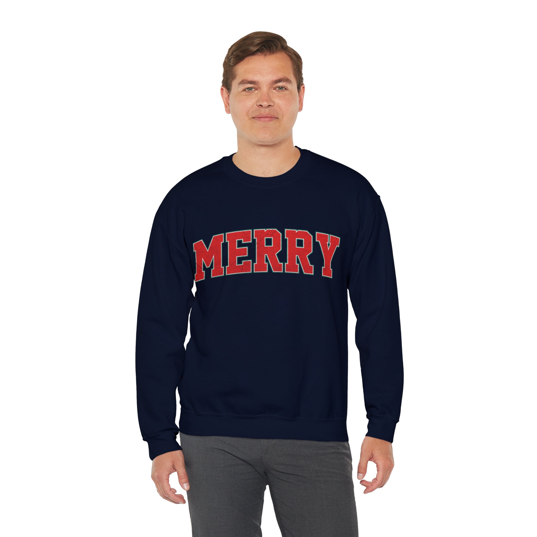 Merry Christmas Sweatshirt, Christmas Shirts, Cute Winter Sweater, Christmas Shirt for Women, Christmas Crewneck Sweatshirt, Holiday Sweater