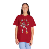 Dancing Skeleton Pumpkin Shirt, Retro Halloween Shirt, Womens Halloween Shirt, Cute Fall Shirt, Spooky Season, Pumpkin Face