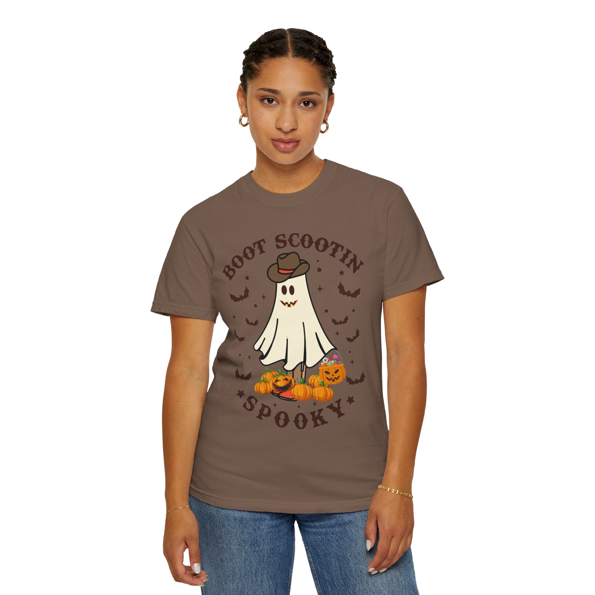 Boot Scootin Spooky Shirt, Halloween Shirt, Cowboy Ghost Shirt, Western Halloween Shirt, Cute Spooky Shirt, Halloween Gift