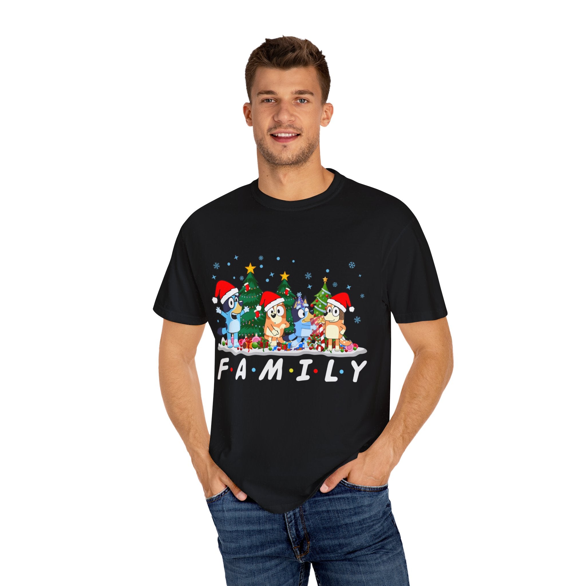 Christmas Bluey Family Shirt, Bluey Party Shirt, Christmas Family Bluey Shirt, Bluey Christmas Trip Shirt, Bluey Theme Tee