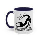 Downward Human Yoga Dog Coffee Mug, Dog Yoga Mug, Dog Owner Gifts, Funny Meditation Gifts, Yogi Pet Owner Gift, Yoga Coffee Mug